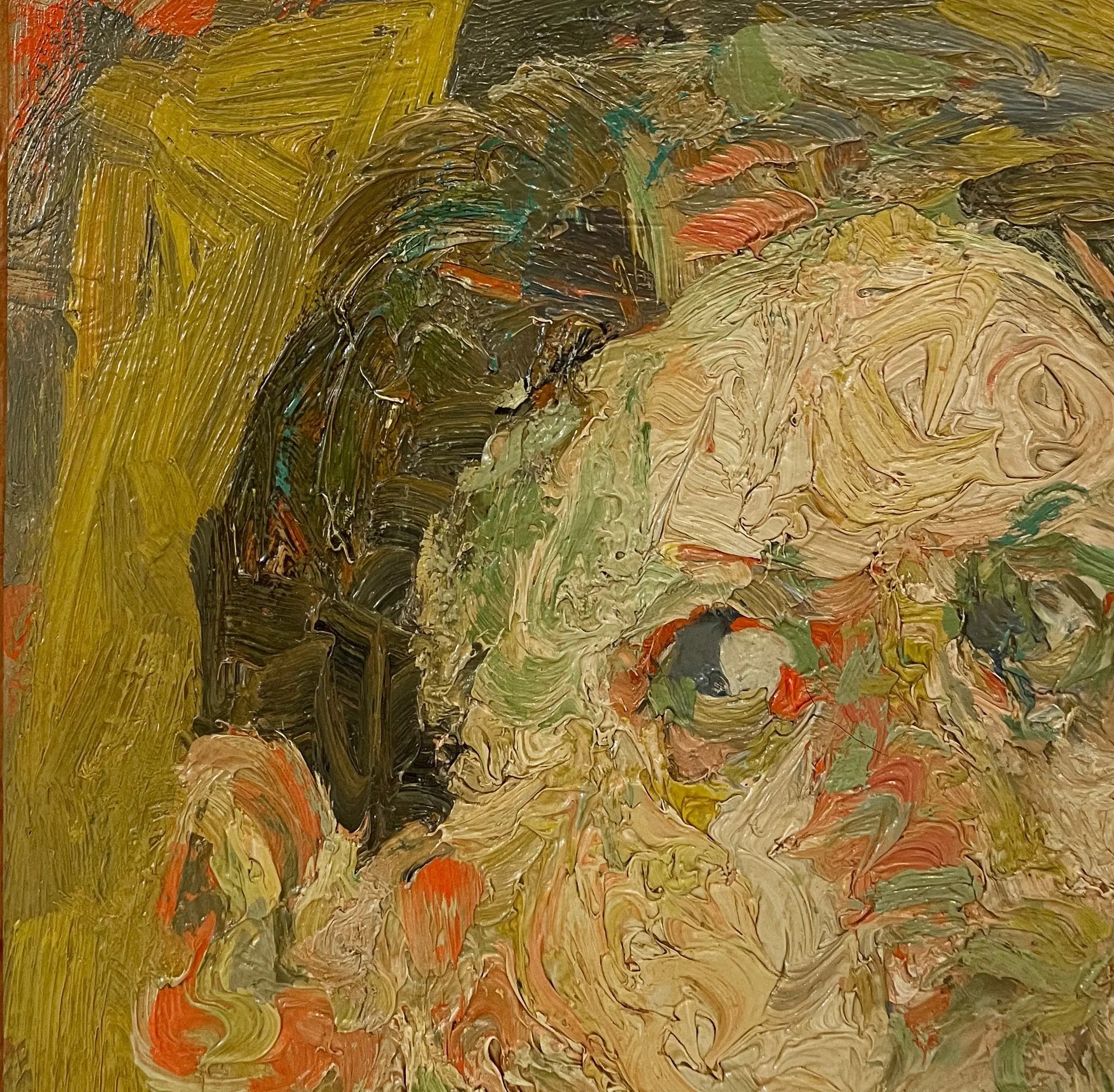 14679, André Cottavoz, Portrait Jaune, 1955