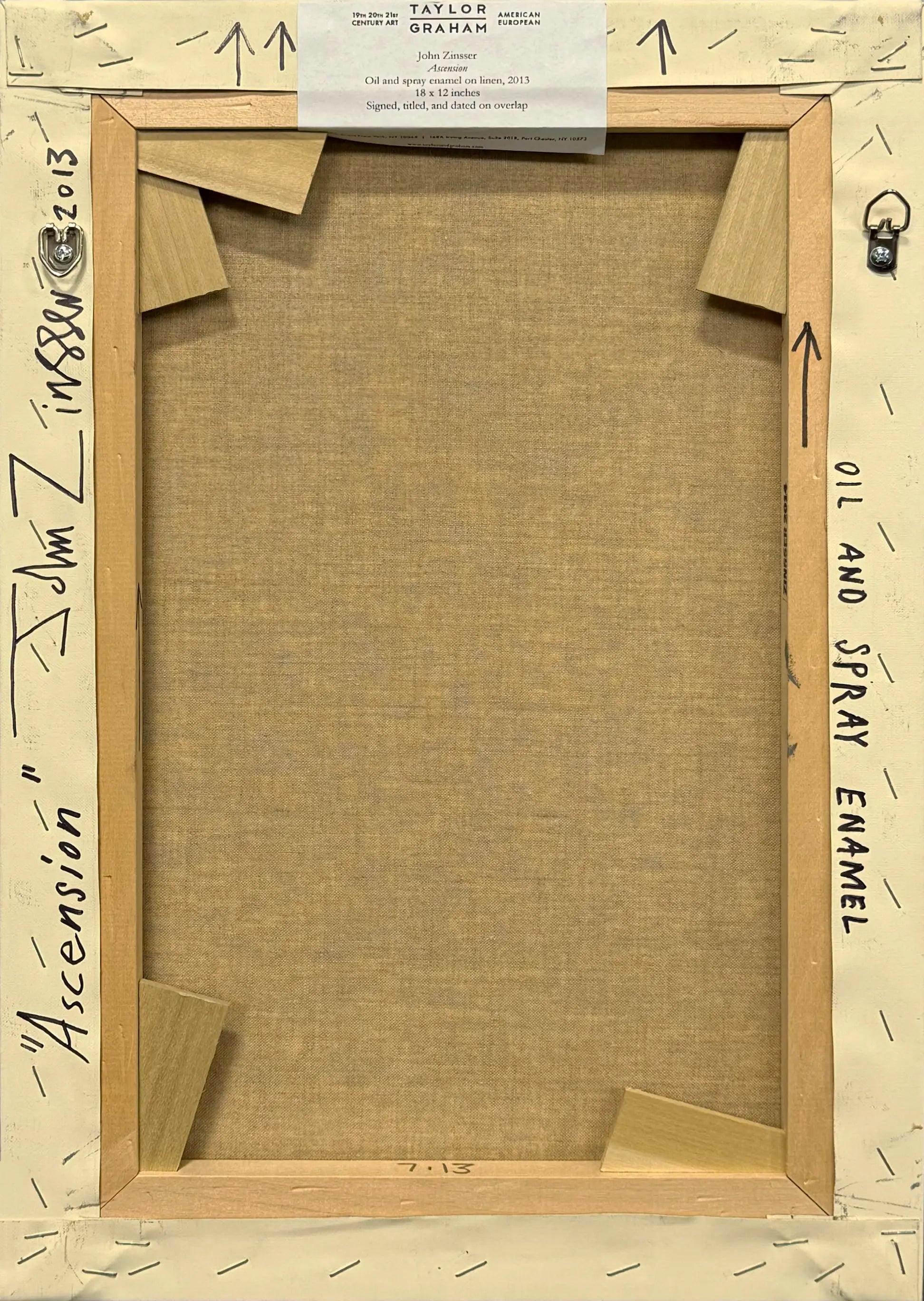 14119, John Zinsser, Ascension, 2013