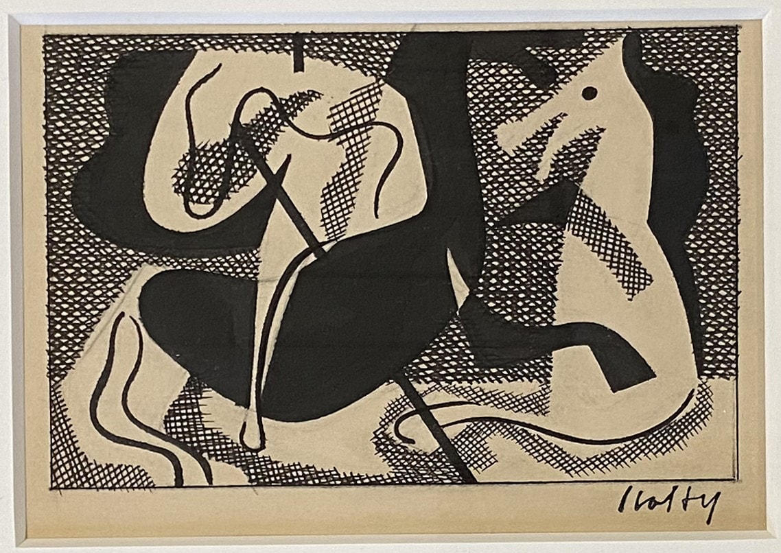 17033, Carl Holty, Horses A Sketchbook #4, c. 1935