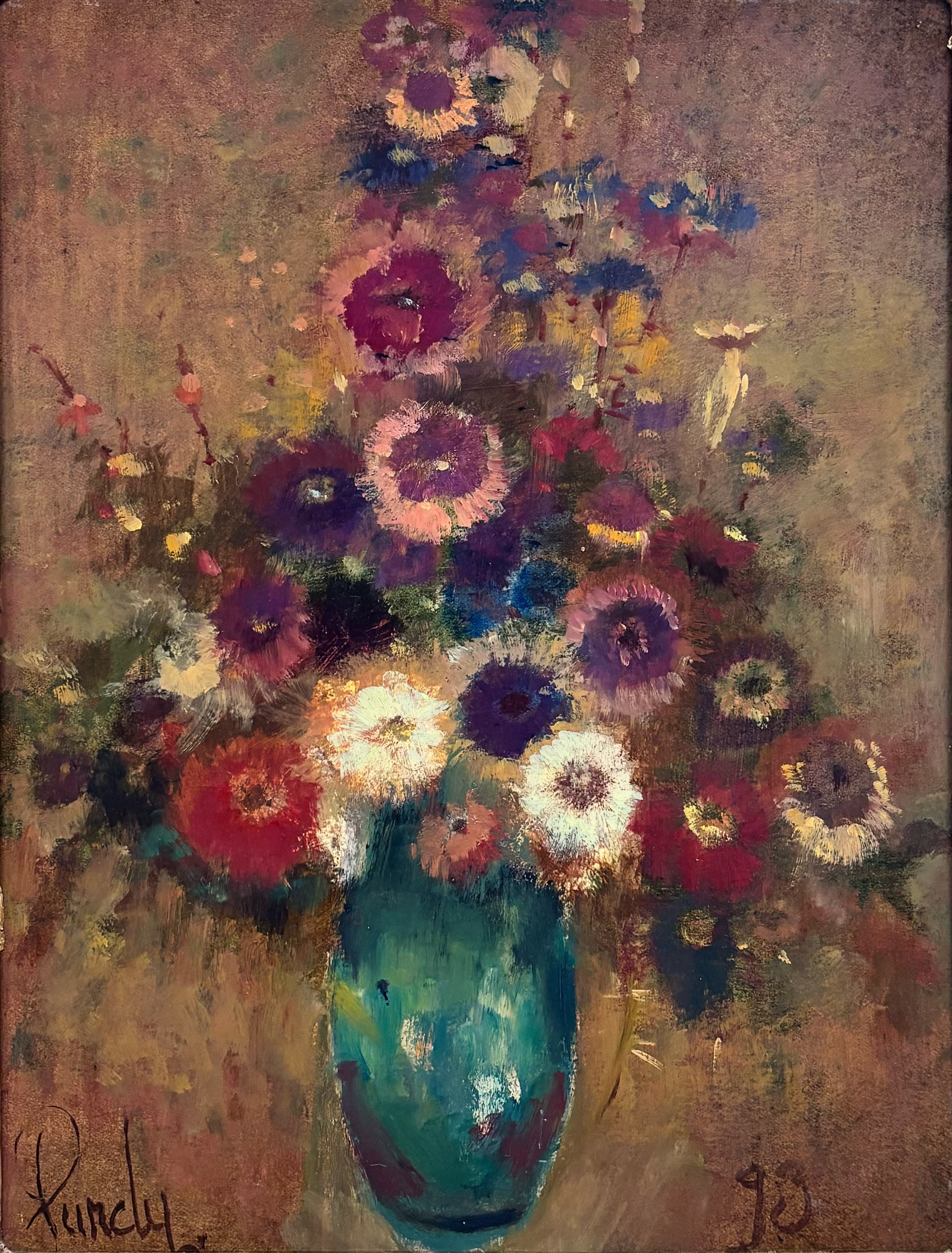 15580, Donald R. Purdy, Still Life with Golden Background, 1993