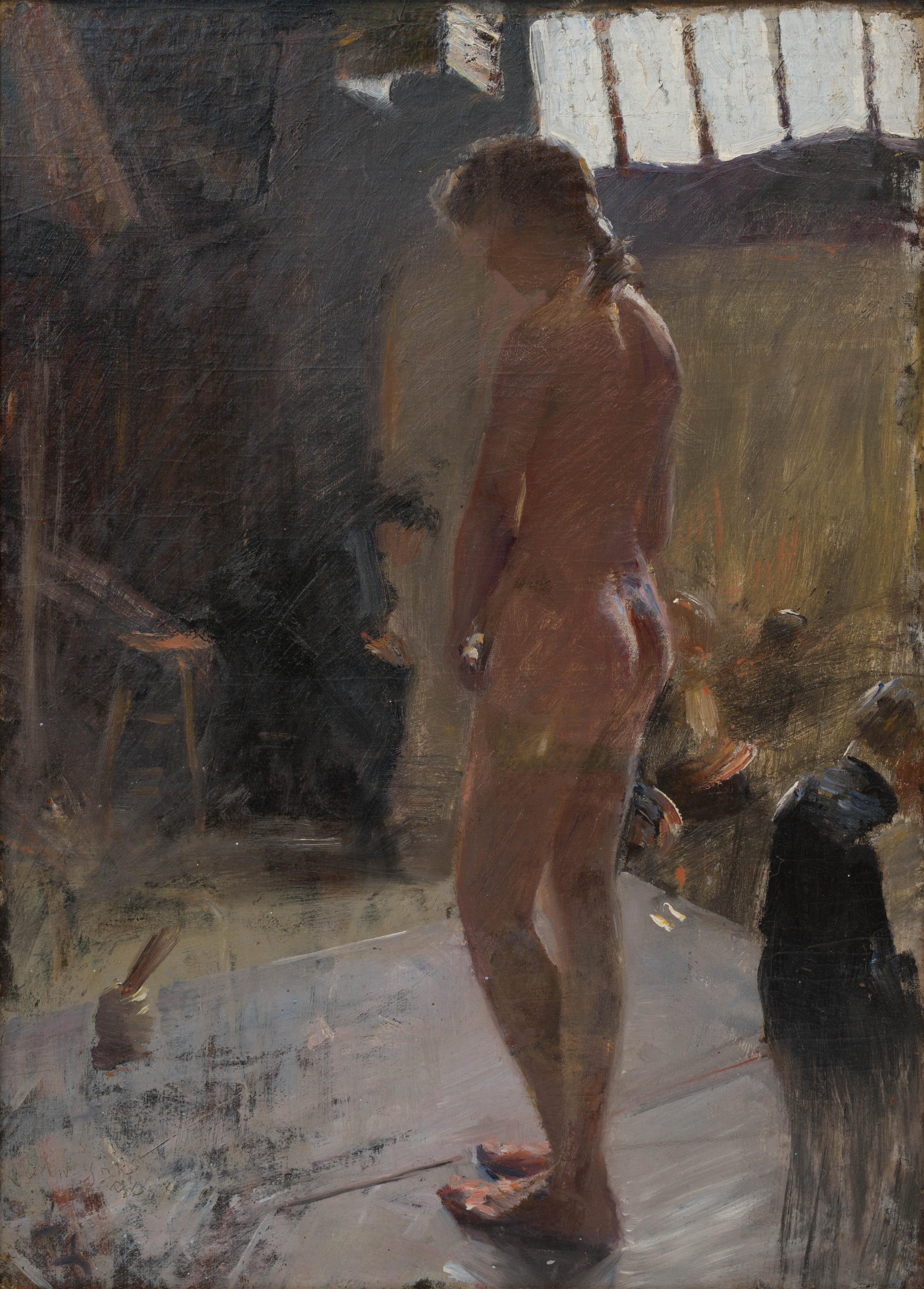 16315, Frederick Trapp Friis, The Drawing Class, 1890-1900