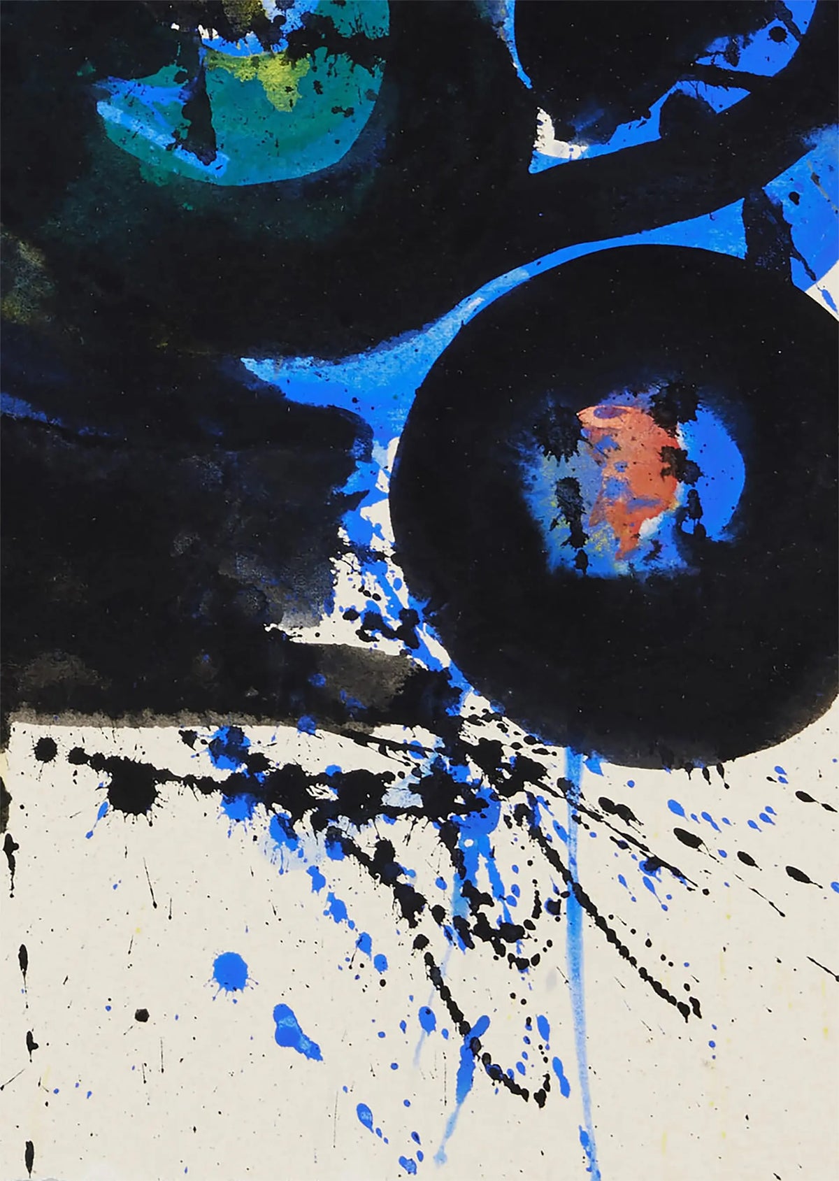 18515, Sam Francis, Abstract  (SF60-1410), 1960