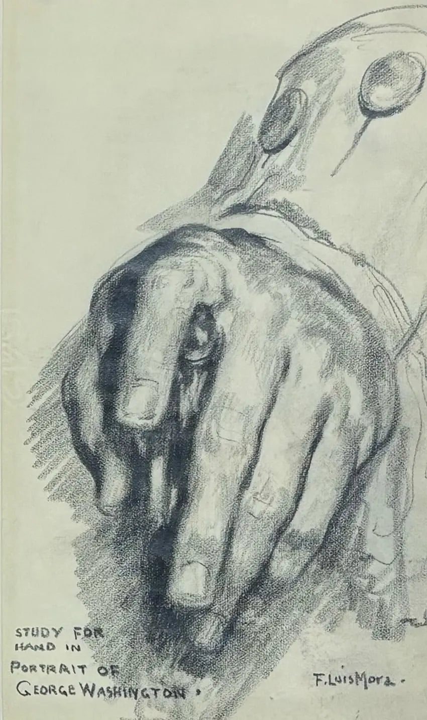 18313, Francis Luis Mora, George Washington Hand Studies