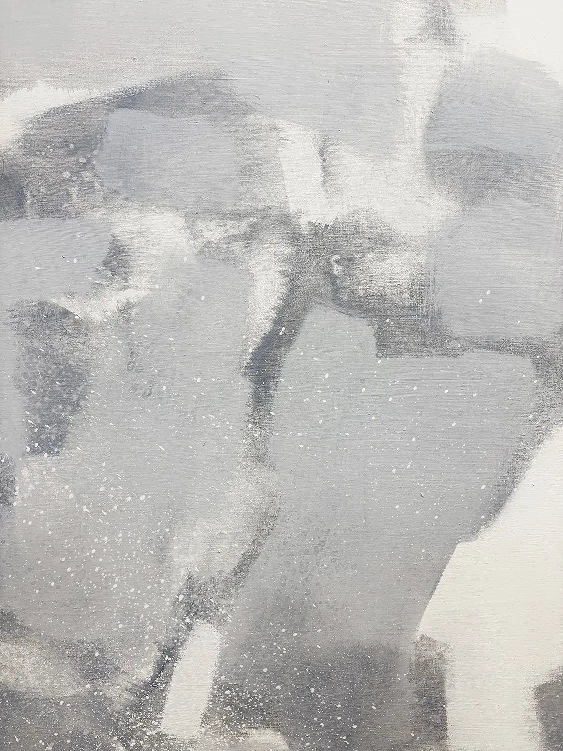 15224, Carl Holty, Gray, White, 1971