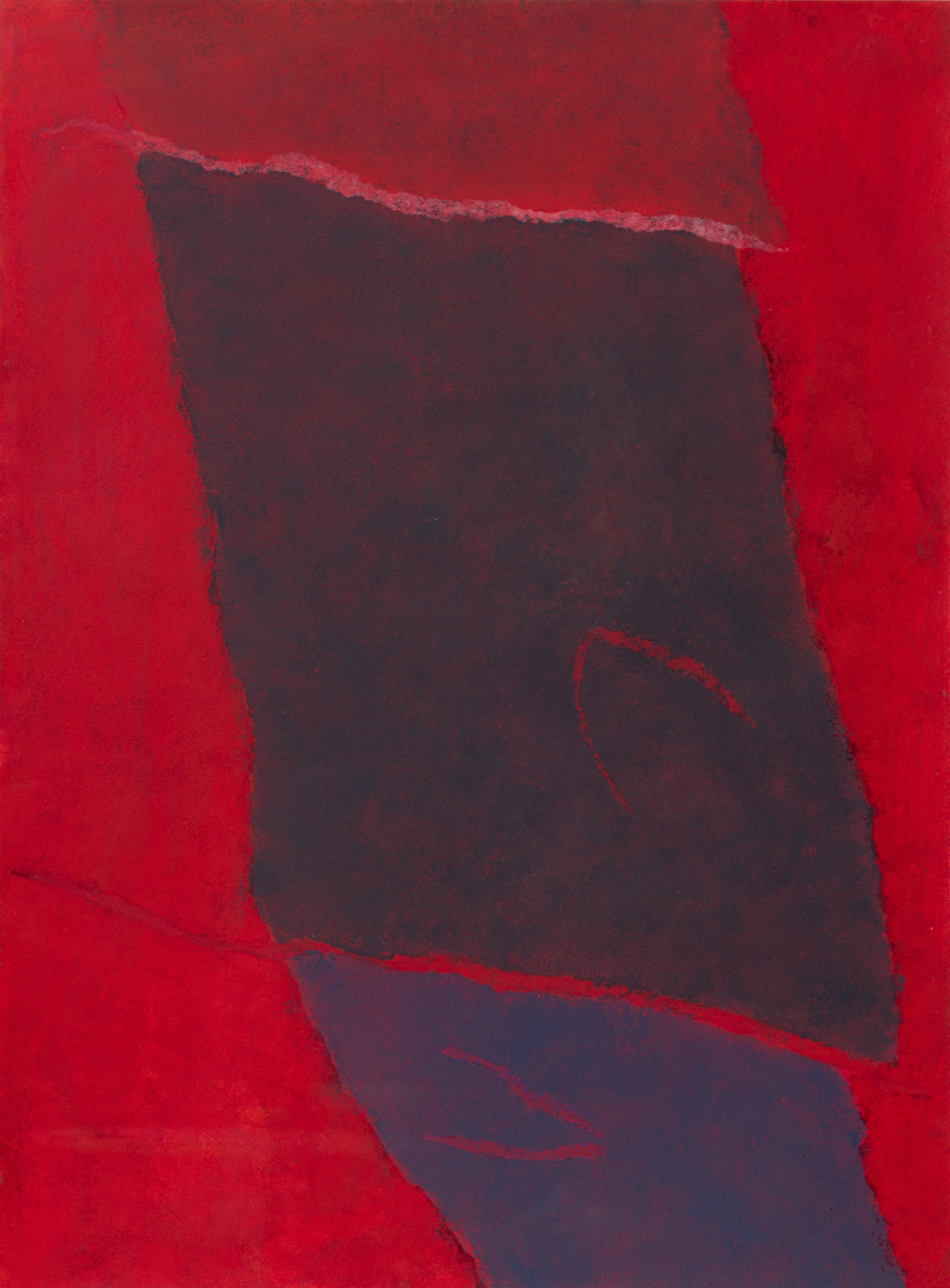 16649, Theodoros Stamos, Infinity Field, Lefkada Series; Red, 1978