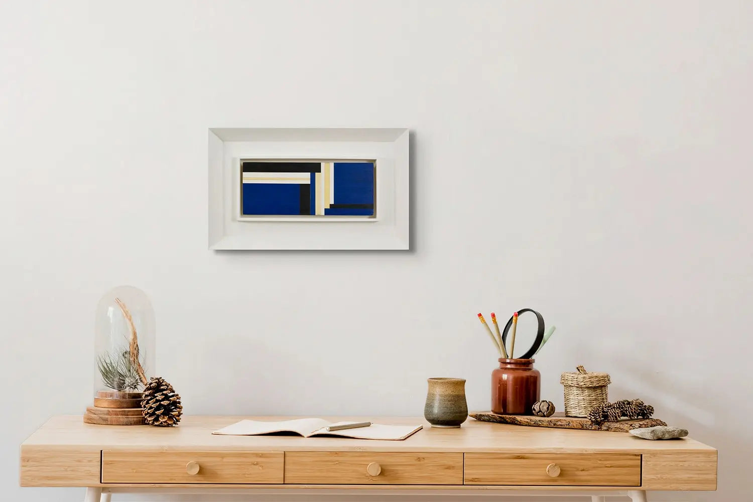 16368, Ilya Bolotowsky, Blue Horizontal, 1968