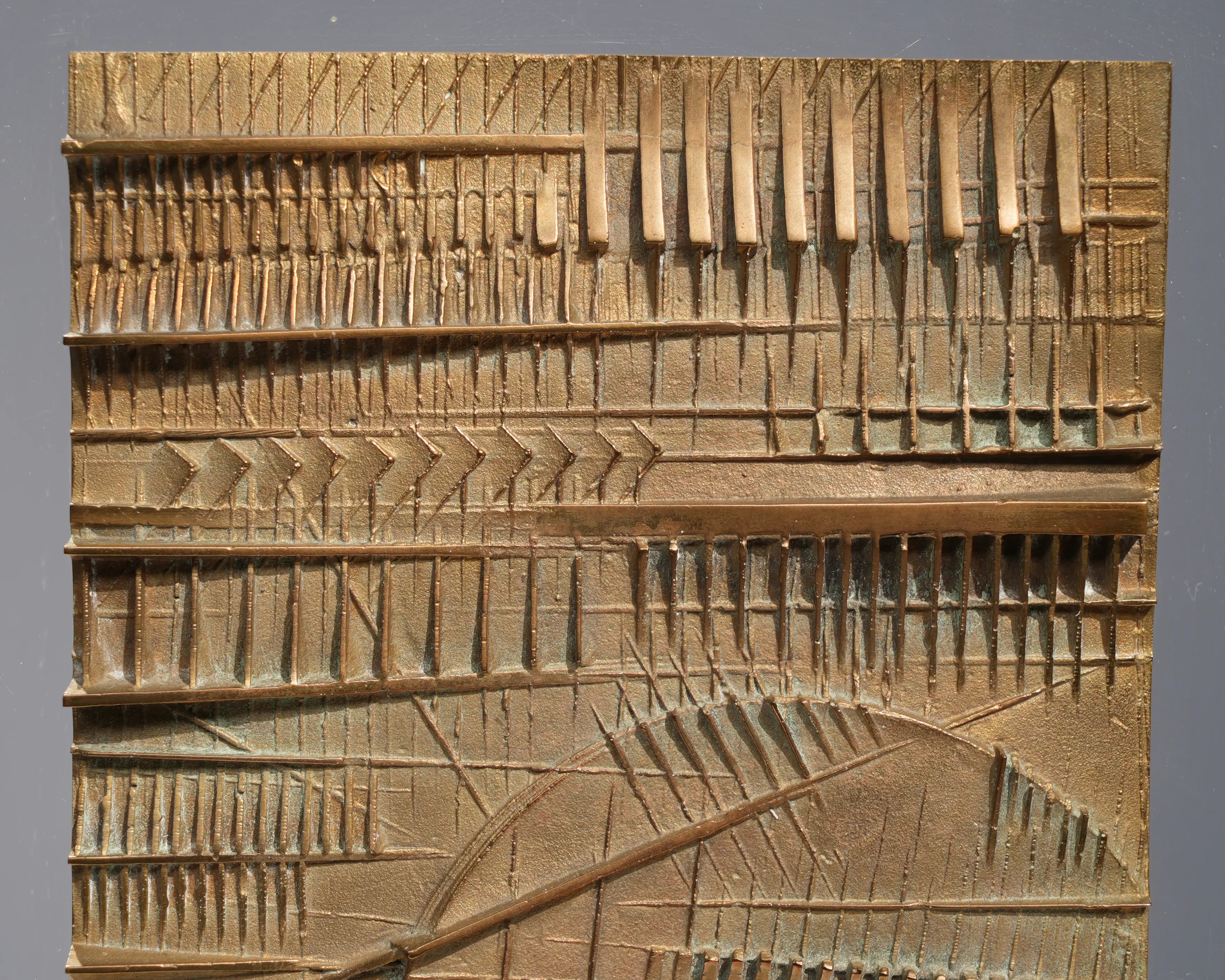 18813, Arnaldo Pomodoro, Bozetto Relief in Acrylic, circa 2000