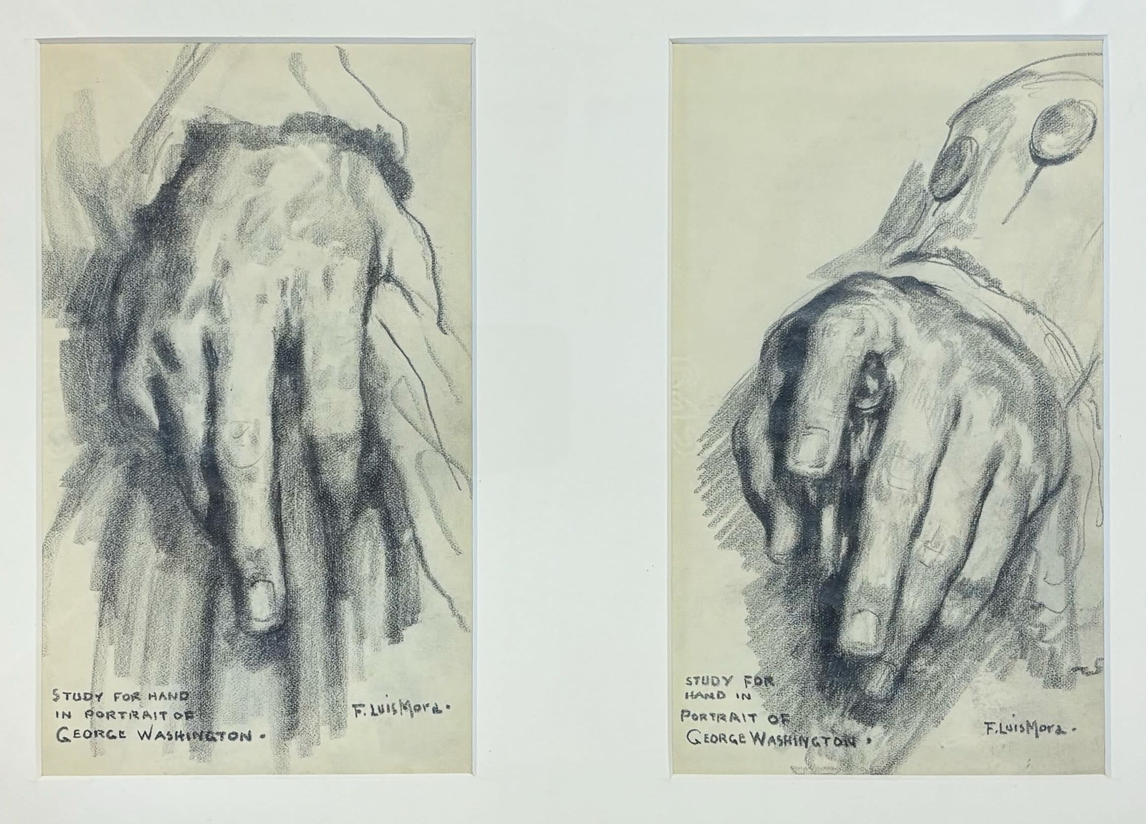 18313, Francis Luis Mora, George Washington Hand Studies