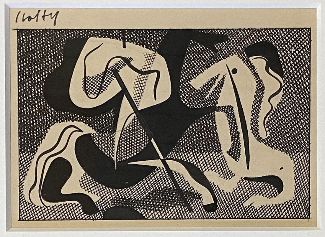 17034, Carl Holty, Horses B Sketchbook 4, c. 1935