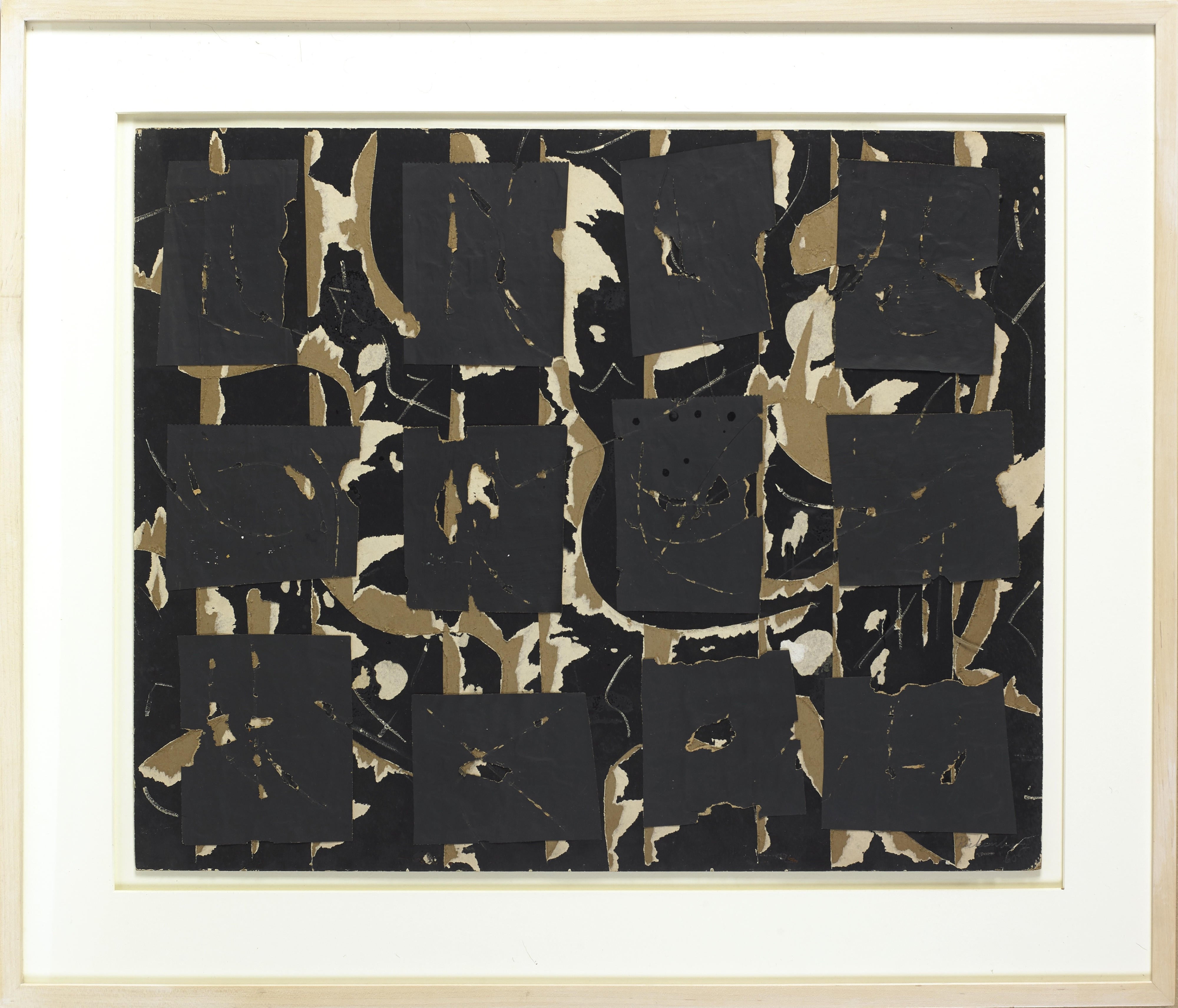16468, Robert Richenburg, MOMA Collage, 1960