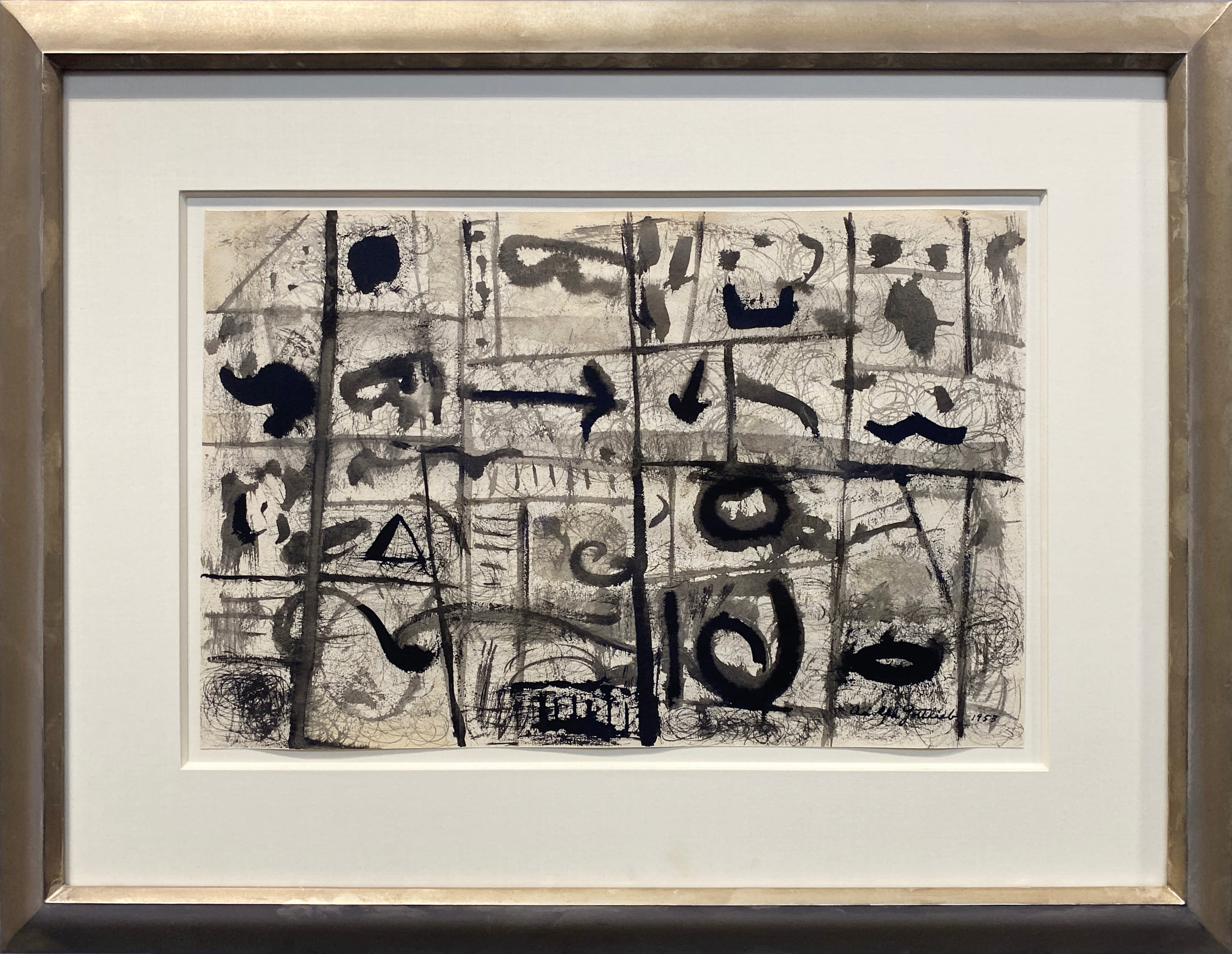 18615, Adolph Gottlieb, Composition, 1953