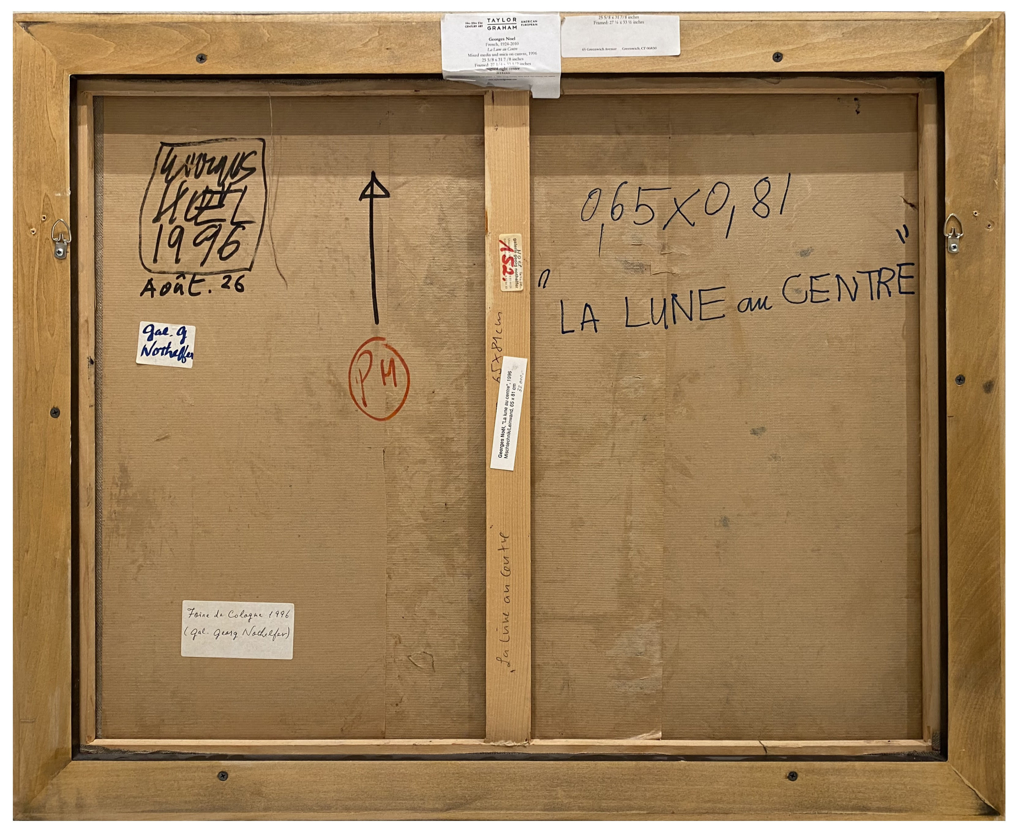15410, Georges Noël, La Lune au Centre, 1996
