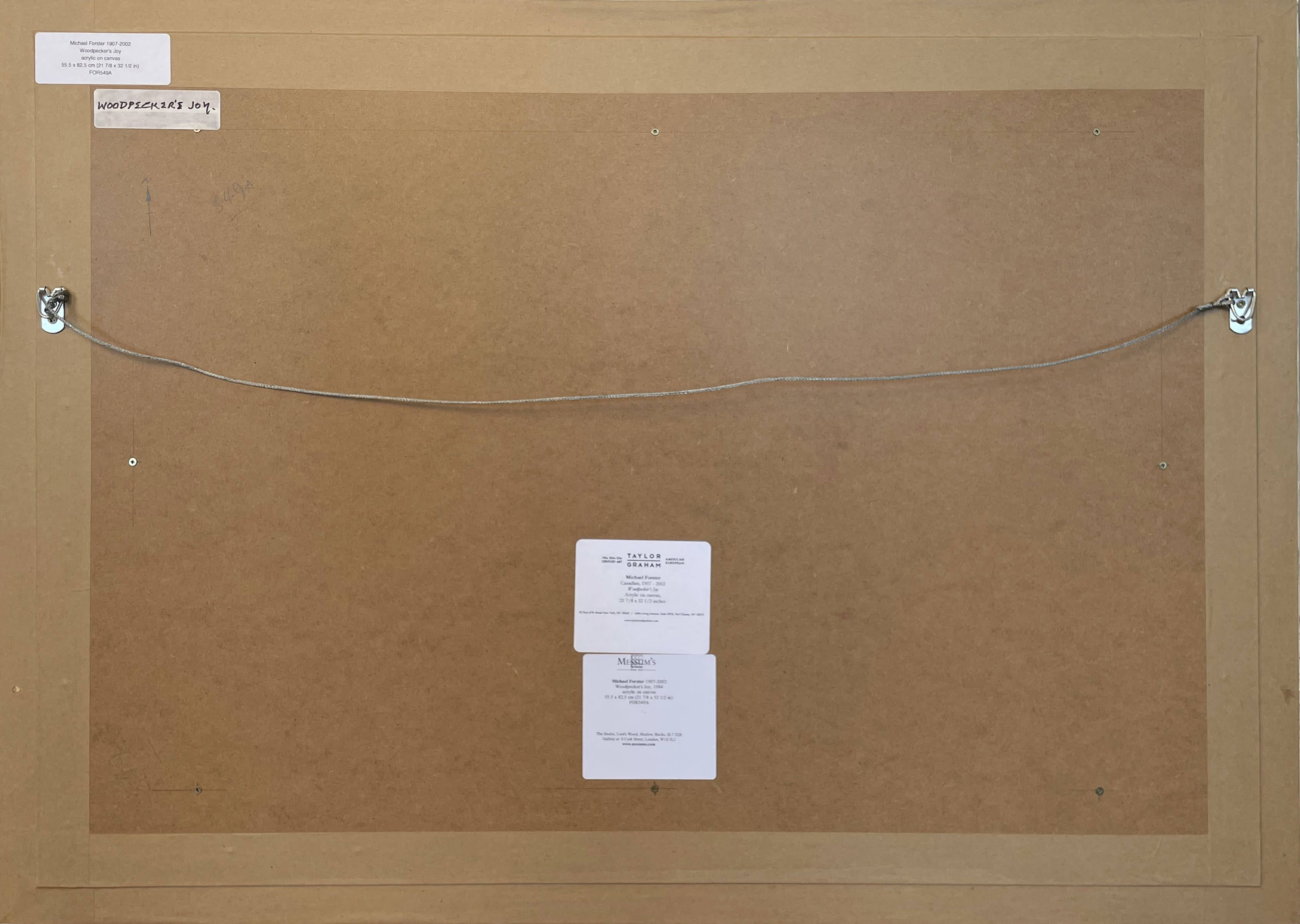 14020, Michael Forster, Woodpecker’s Joy, 1984