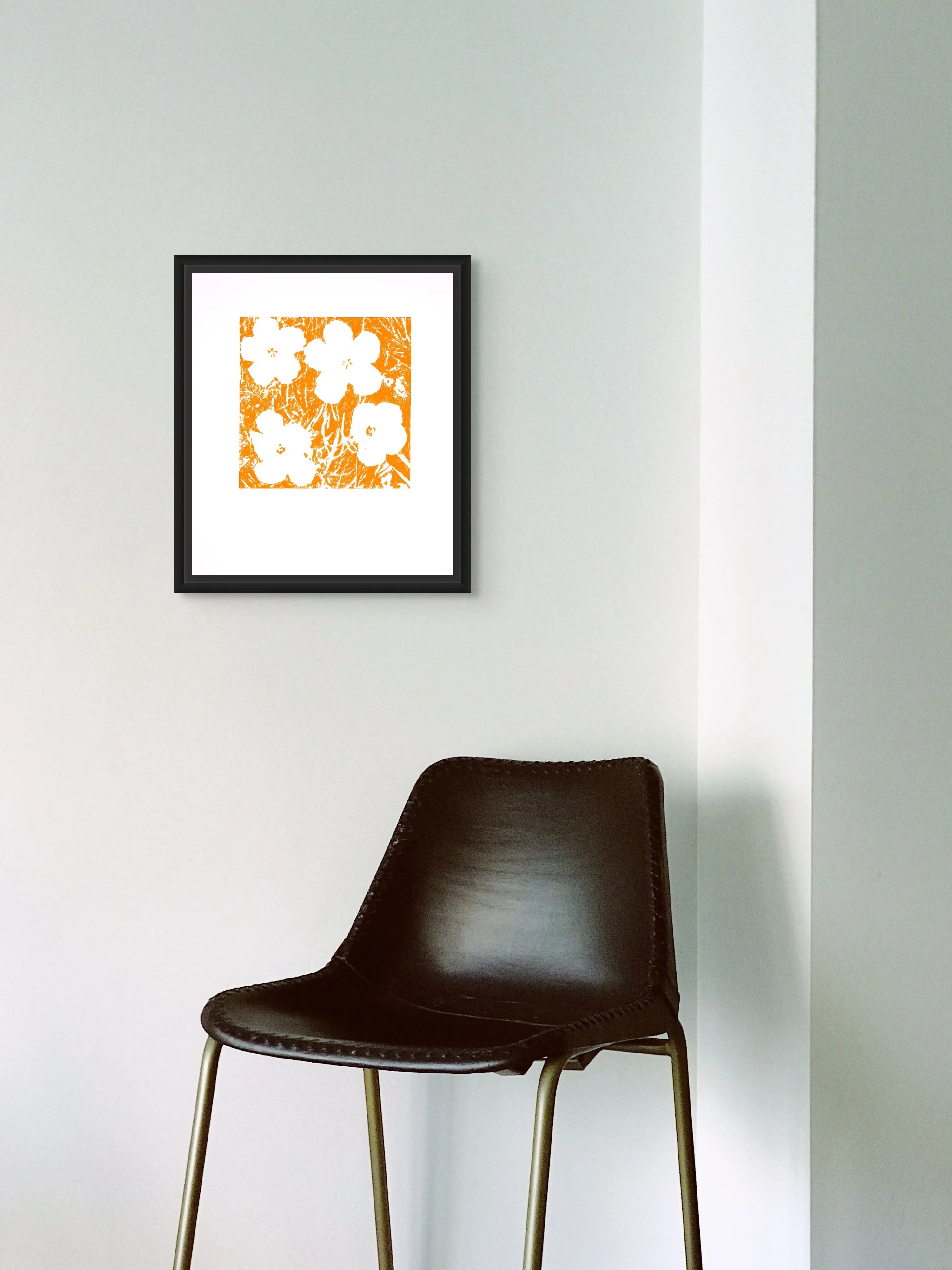 13407, John Zinsser, After Andy Warhol, Flowers, 1964 (Orange Version), 2011