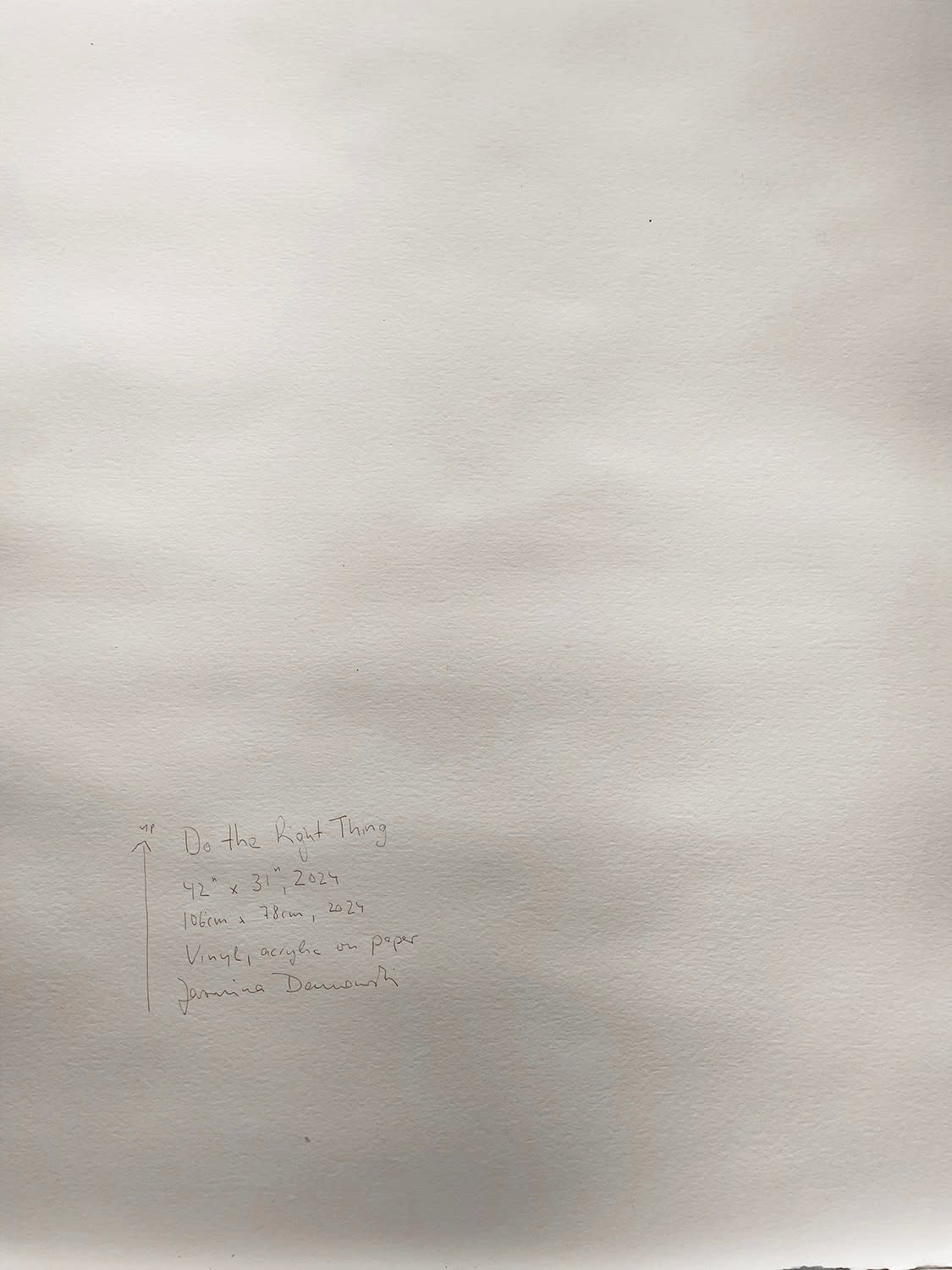 18692, Jasmina Danowski, Do The Right Thing, 2024