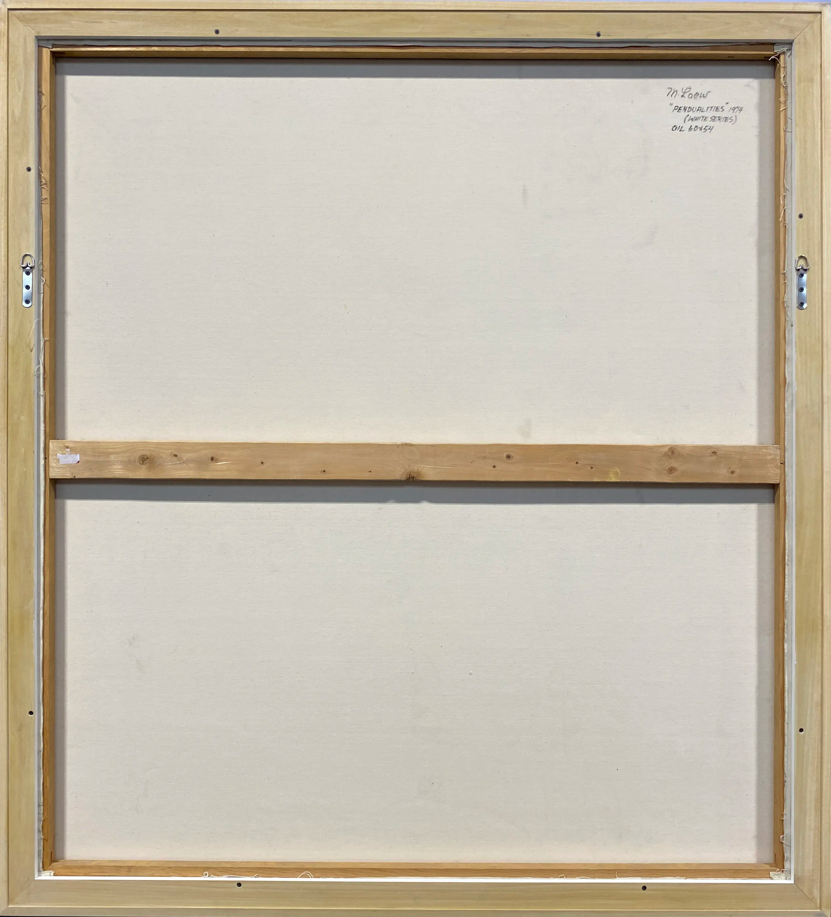 18509, Michael Loew, Pendualities (from the White Series) , 1974