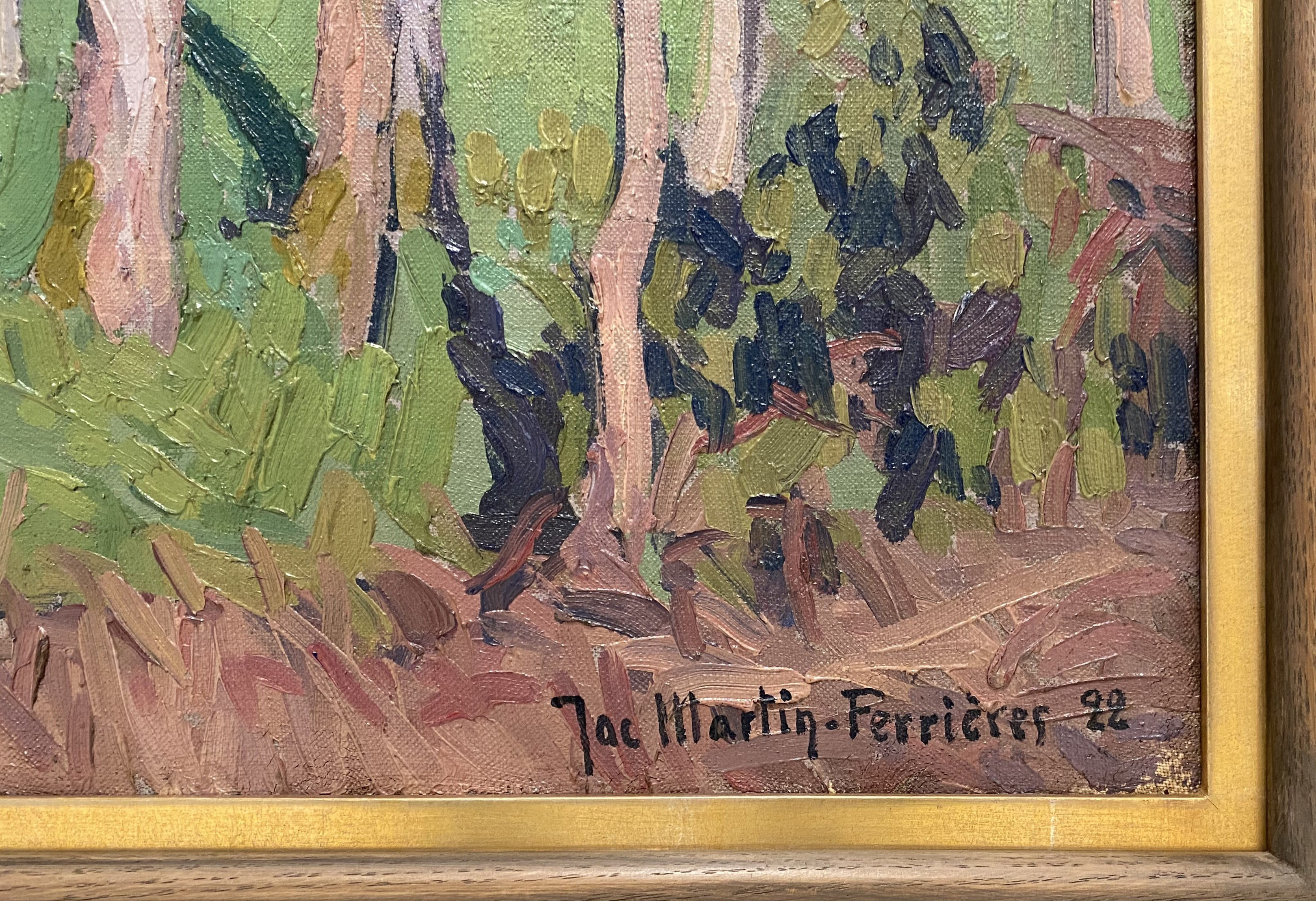 16343, Jacques Martin-Ferrières, Saint-Cirq Lapopie, Undergrowth in the Brook, 1922