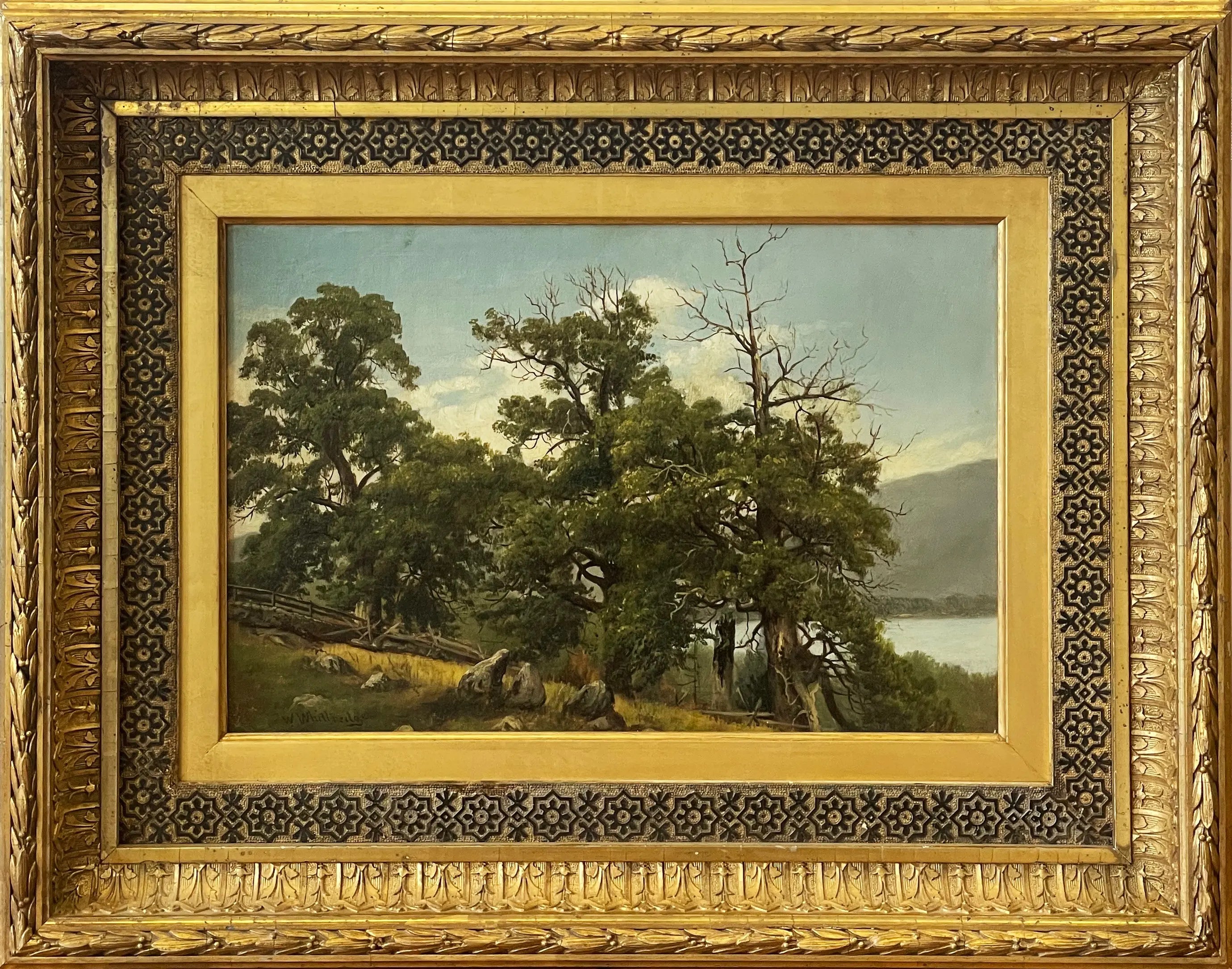 14996, Thomas Worthington Whittredge, Tree Study, Lake George, late 1860's