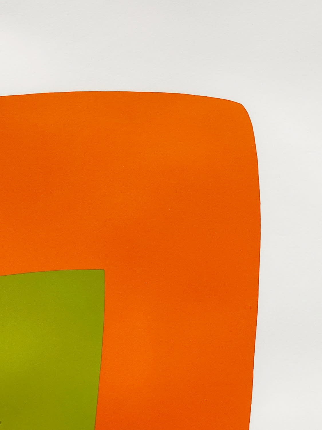 18626, Elsworth Kelly, Orange with Green, 1964-65