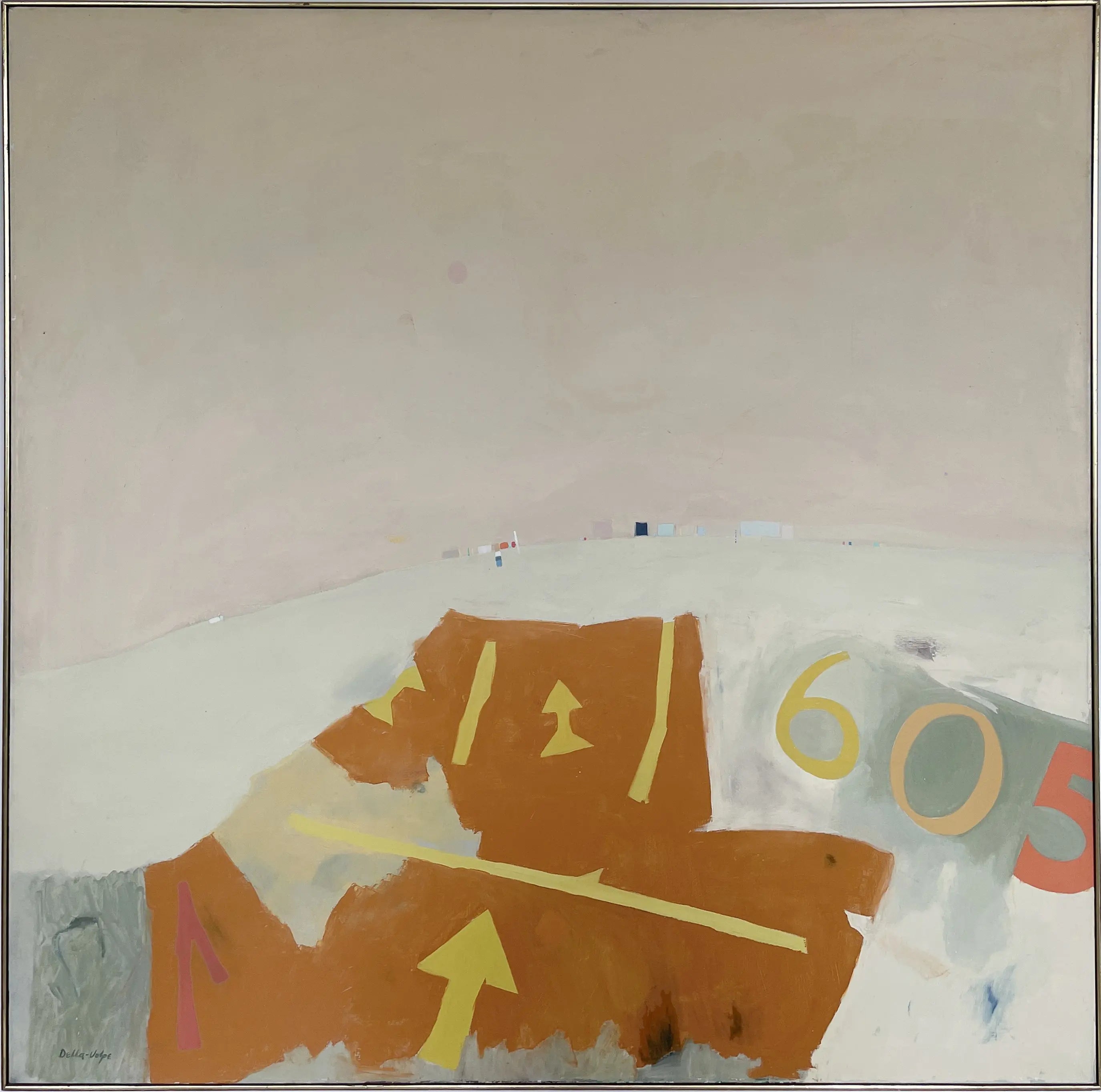 15416, Ralph Della-Volpe, Beach Parking Lot, 1968