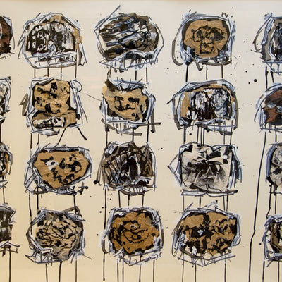 14927, Antonio Saura, Vingt Visages, 1957