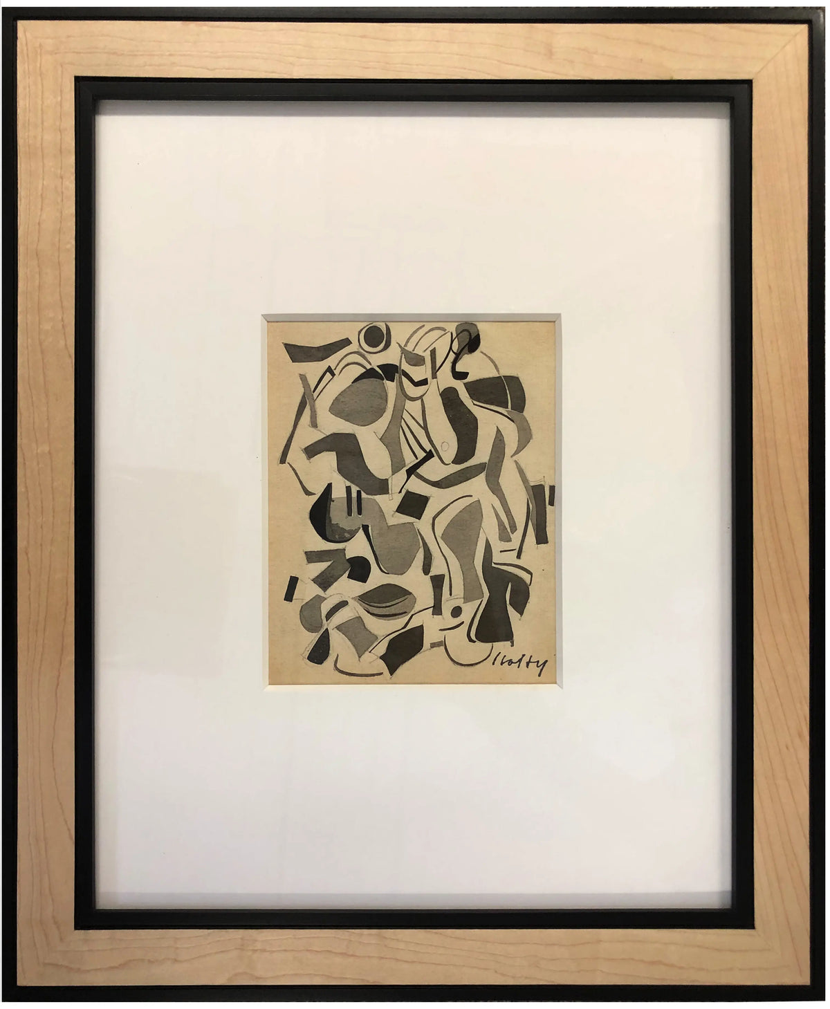 16819, Carl Holty, Abstract Composition 3, c. 1942