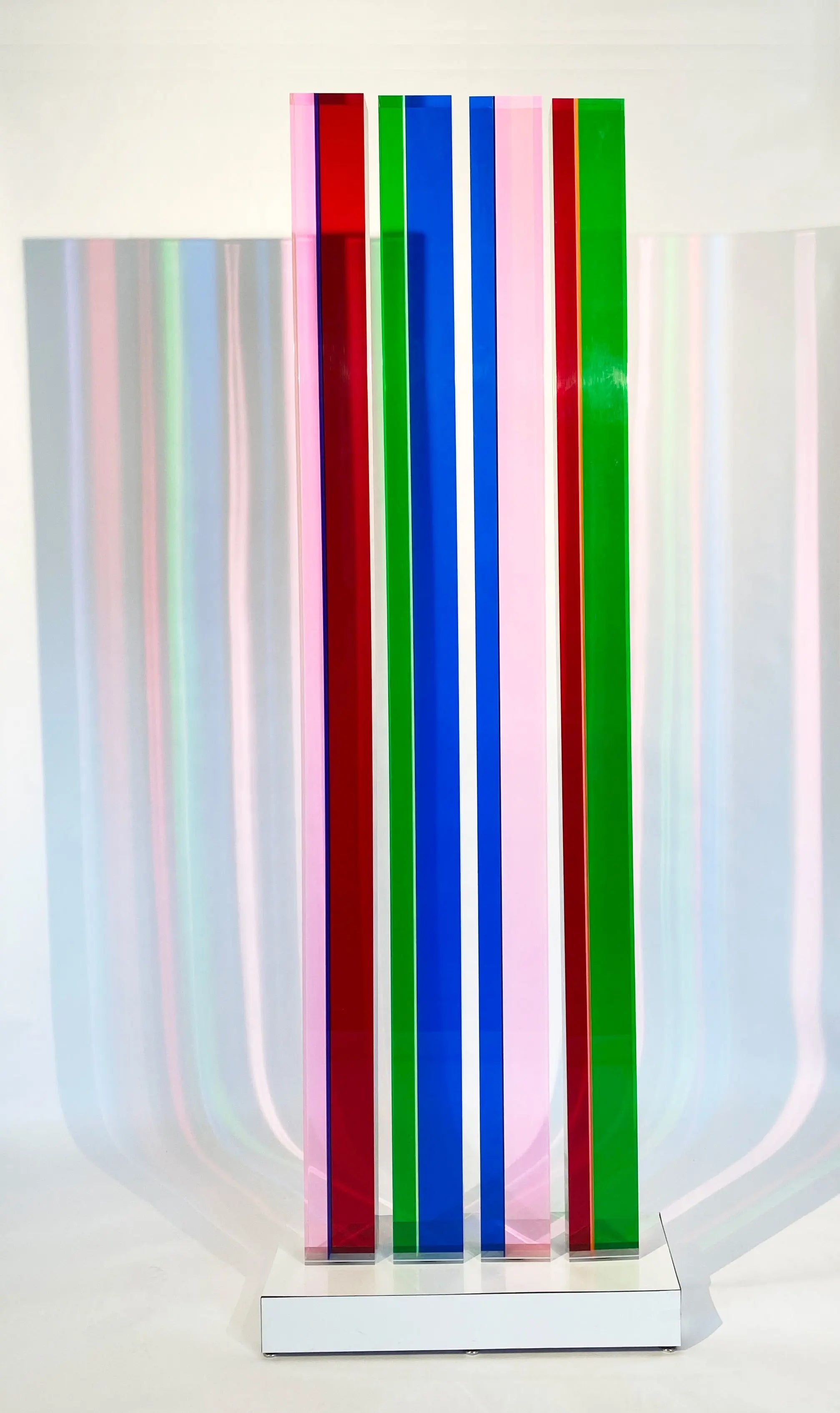 18004, Vasa Velizar Mihich, Four Columns #1497, 1980