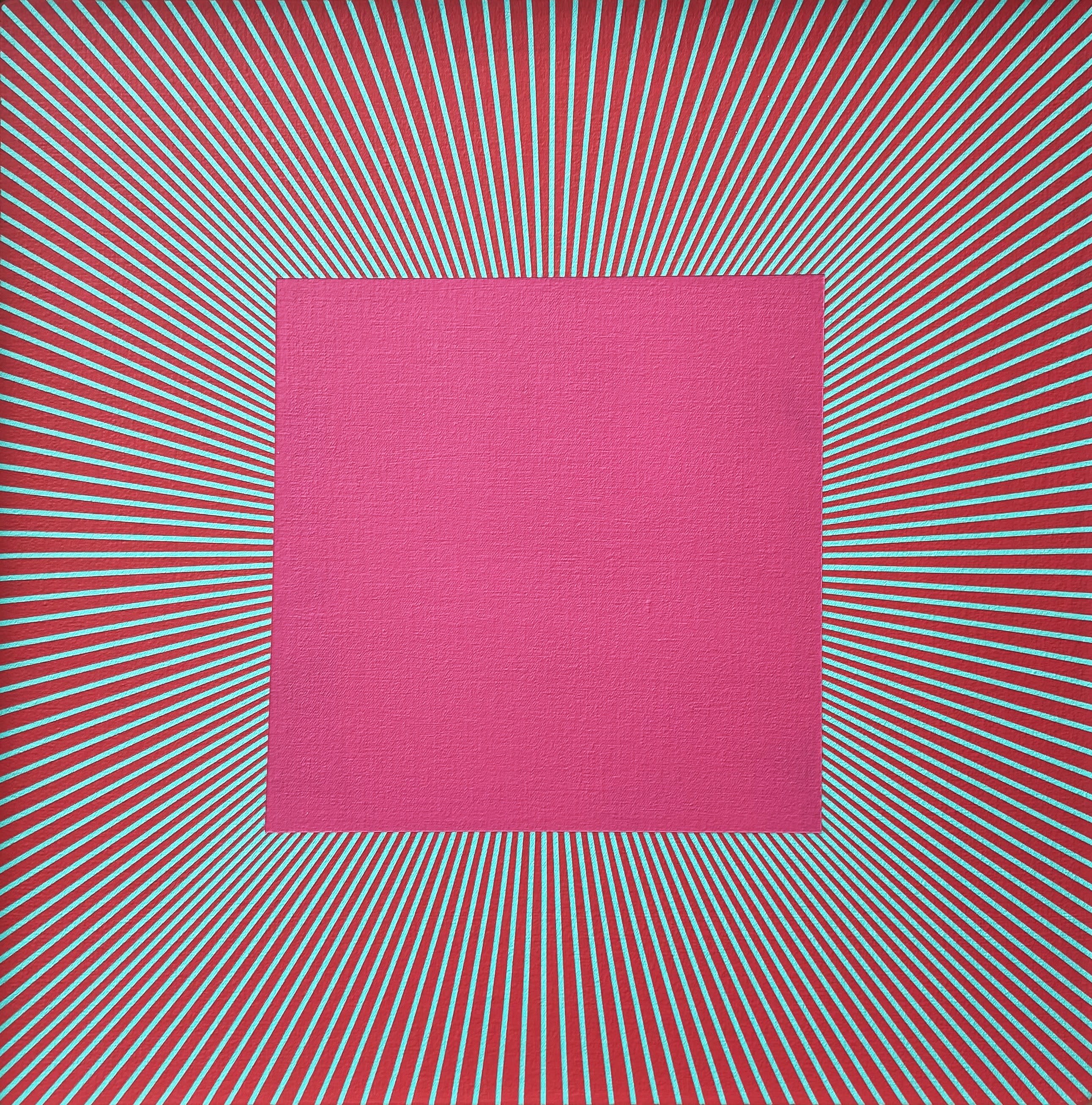 17393, Richard Anuszkiewicz, Summer Rose, 1977-2015