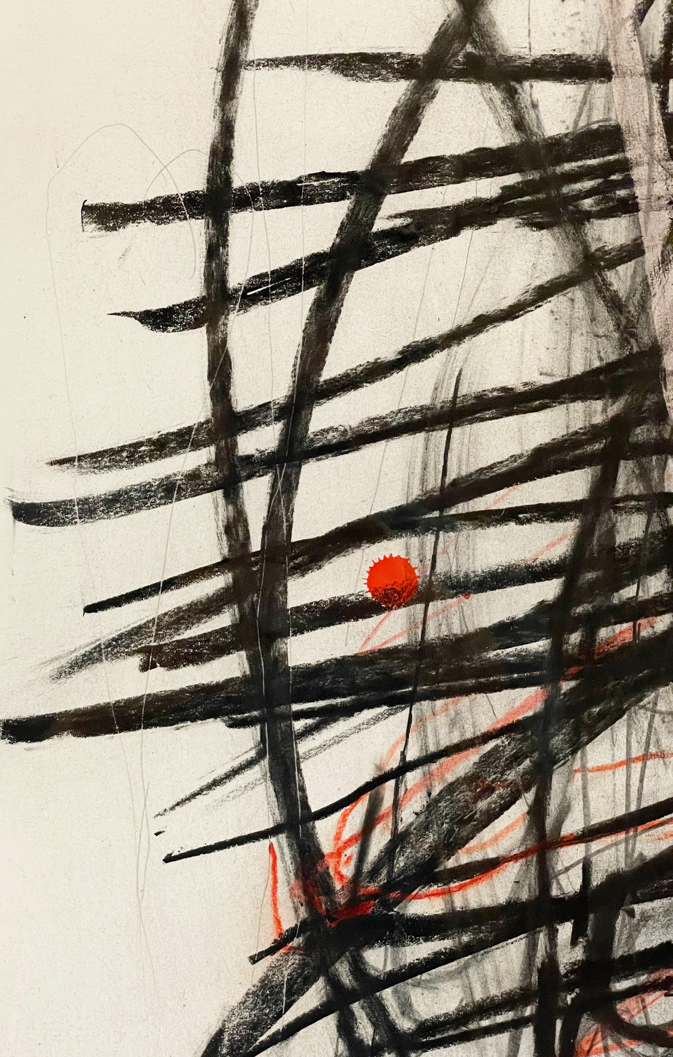 18074, Mary Mcdonnell, Untitled (Red/Black2), 2012