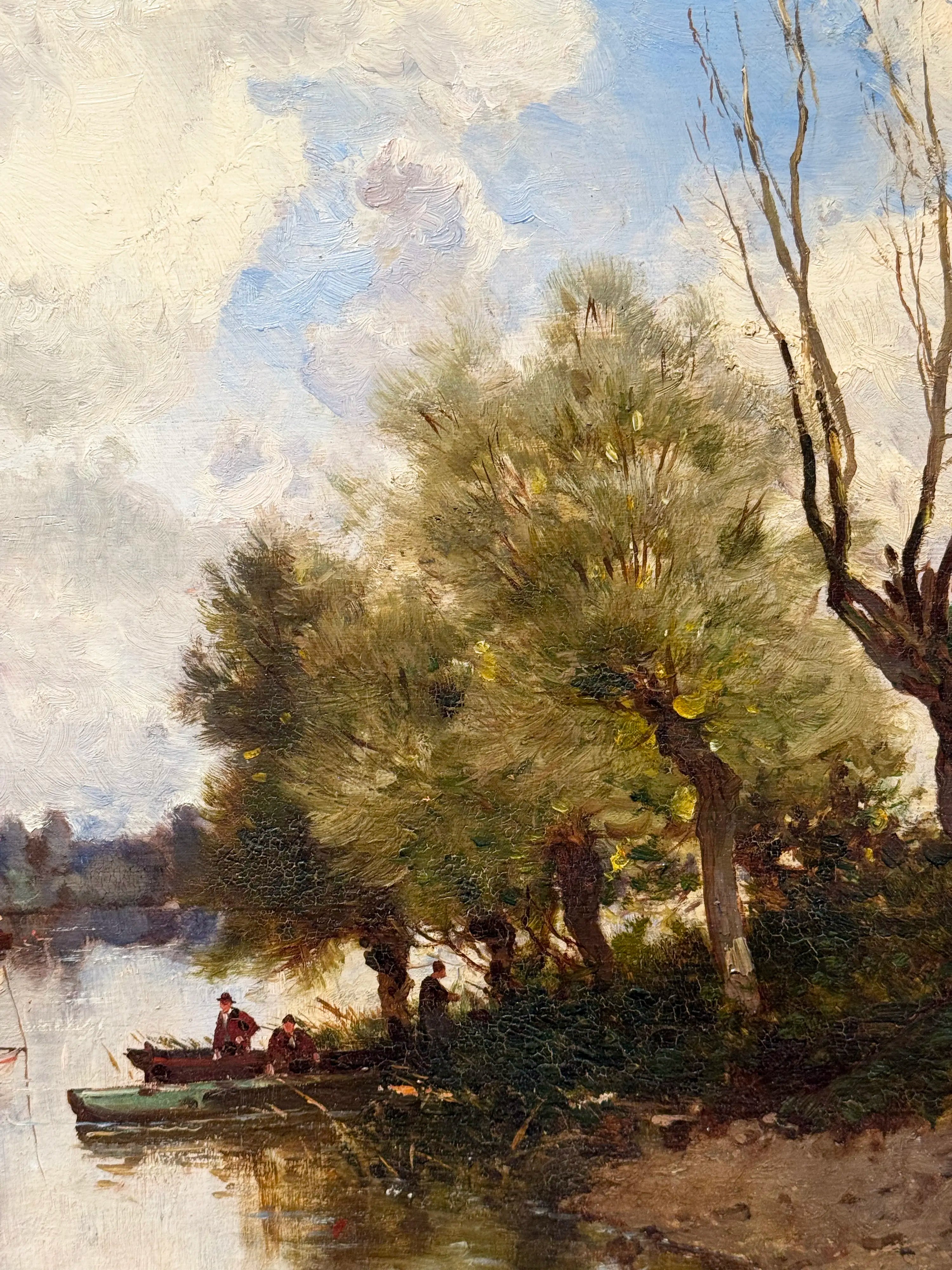 18787, Eugène Cicéri, Boating on the River, 1878