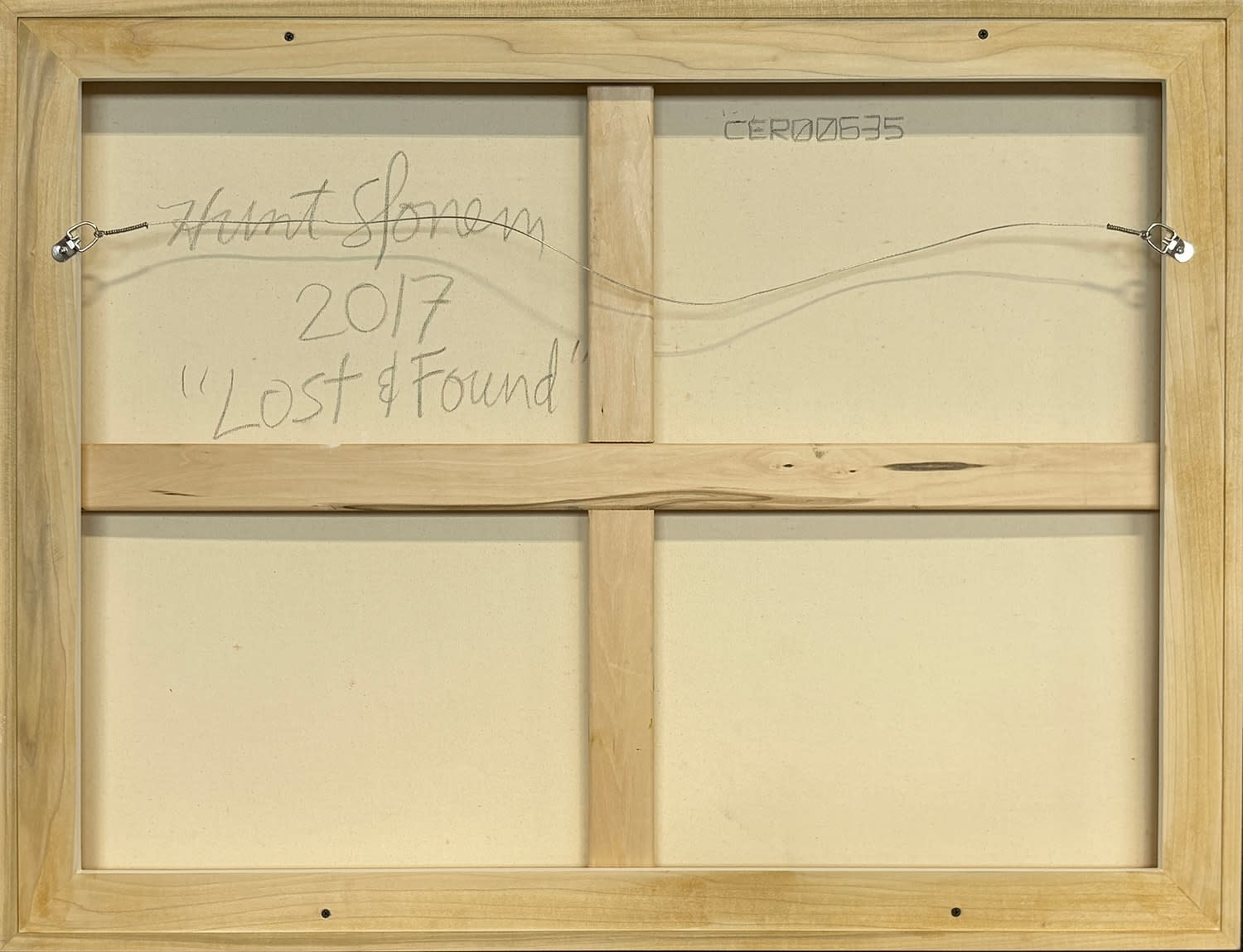 18608, Hunt Slonem, Lost & Found, 2017