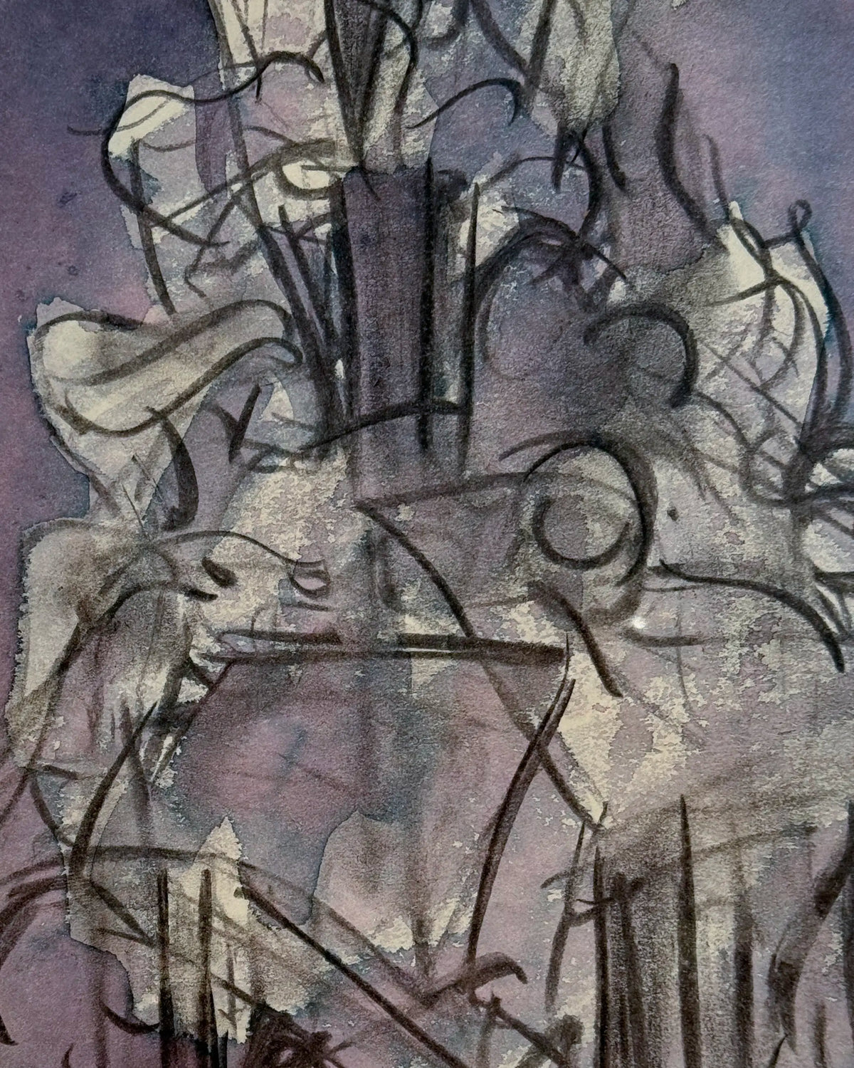 16807, Carl Holty, Pillar of Fire from Exodus #372, c. 1951