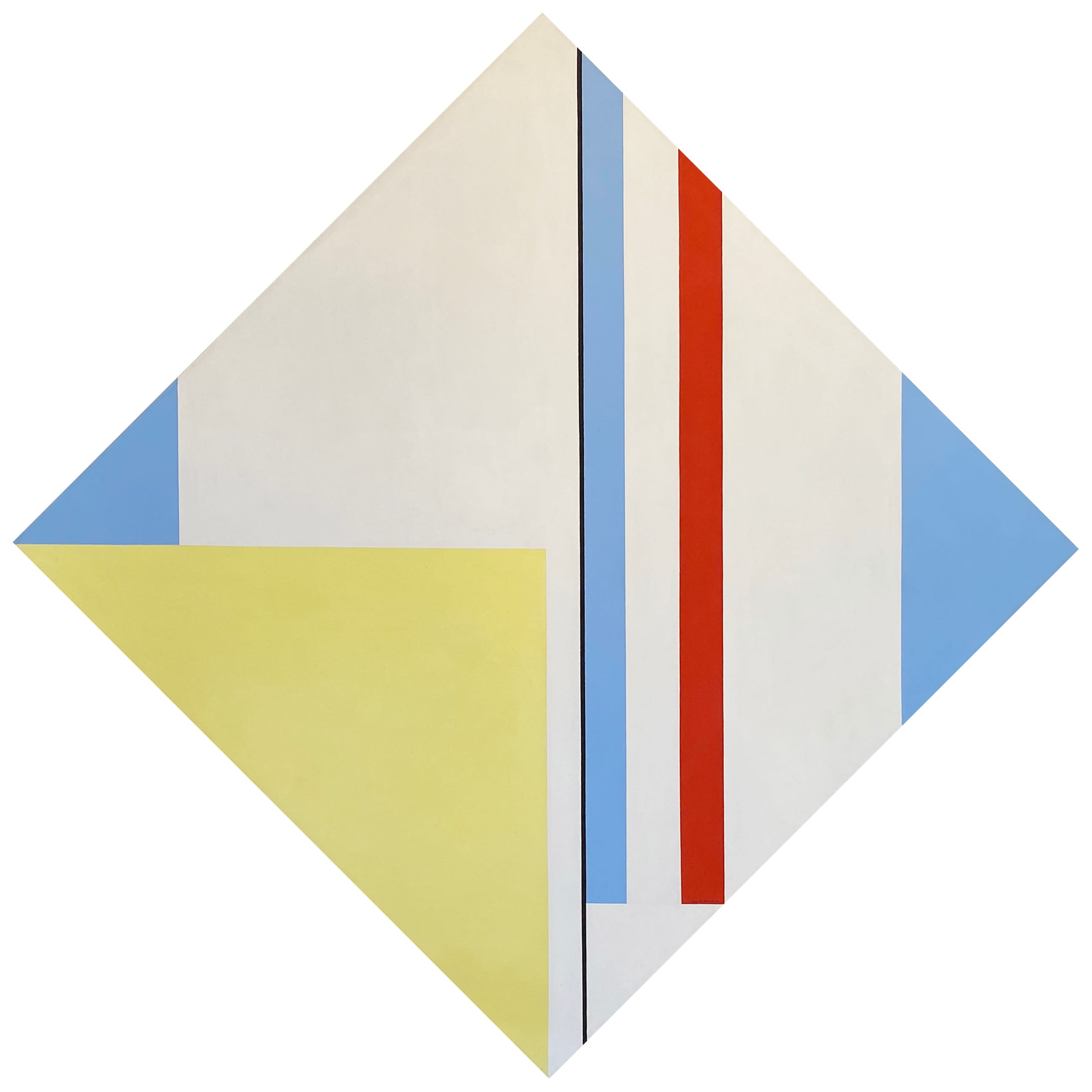 17027, Ilya Bolotowsky, White Diamond, 1968