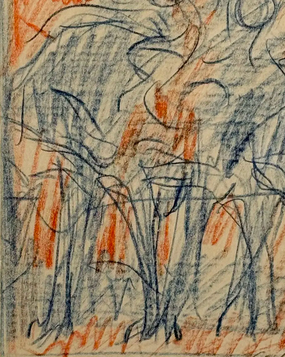 16857, Carl Holty, Saint Martin and the Beggar, 1951