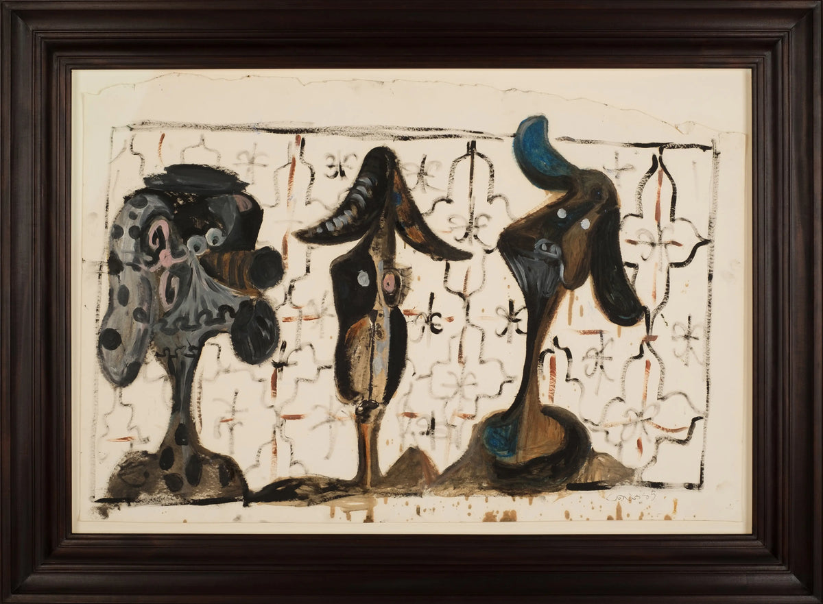 17015, George Condo, Reunion, 1985