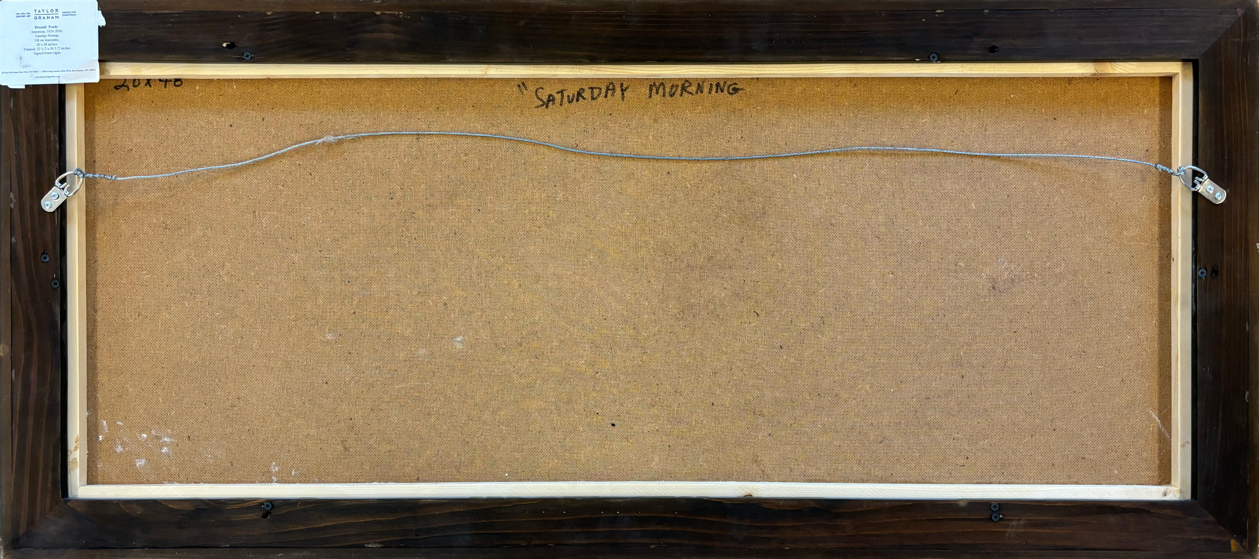 15320, Donald R. Purdy, Saturday Morning, 1960’s