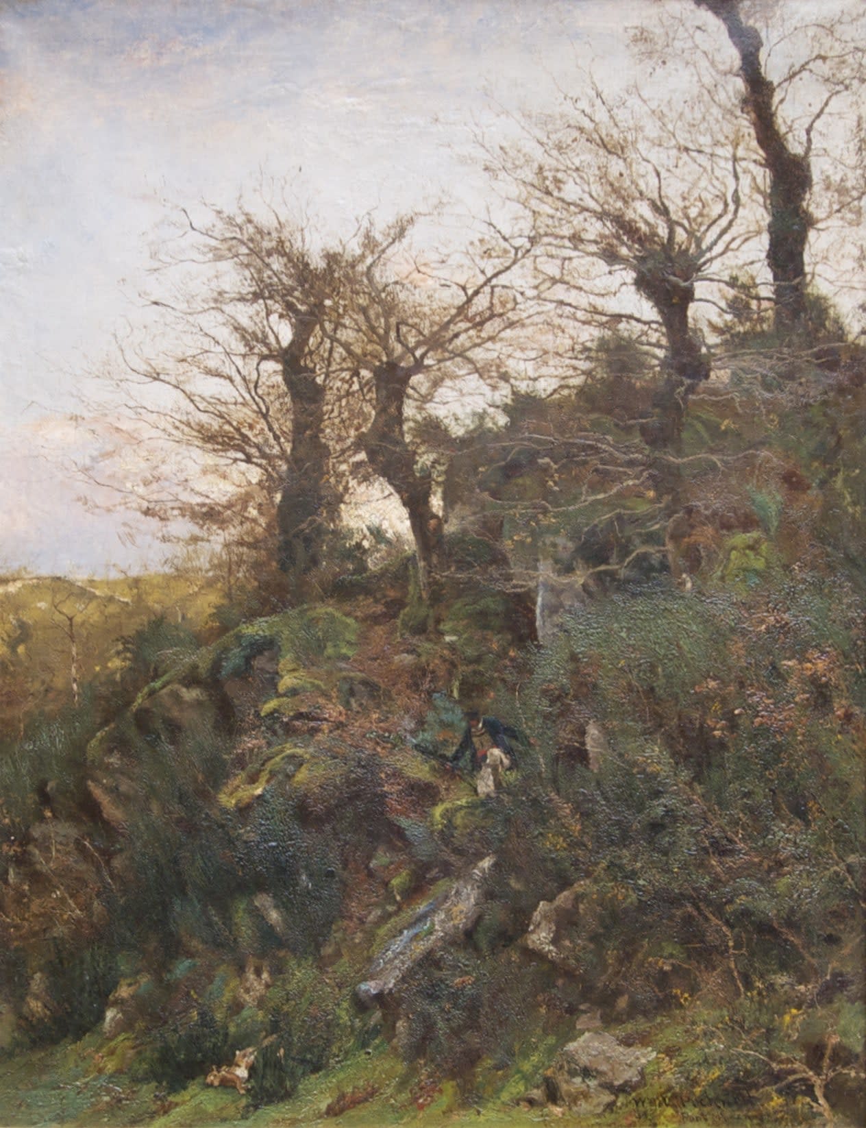 14904, William Lamb Picknell, Hunting, Pont-Aven, 1877