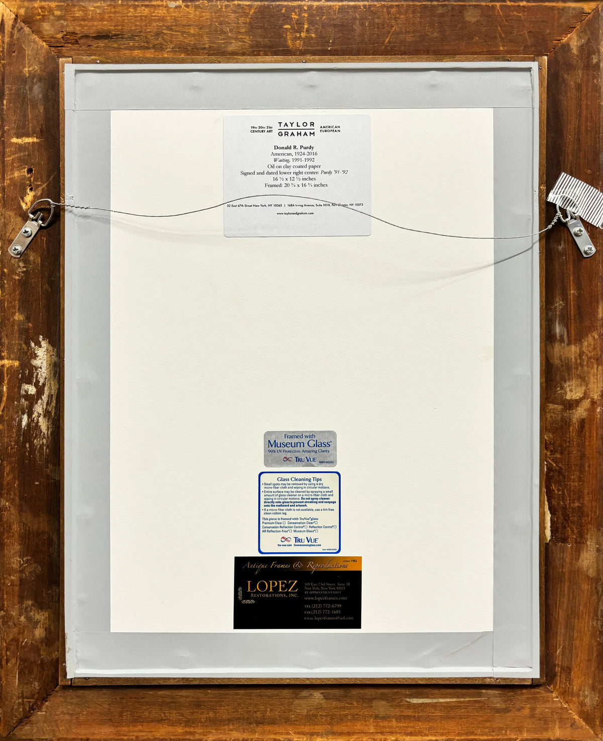 15338, Donald R. Purdy, Waiting, 1991-1992