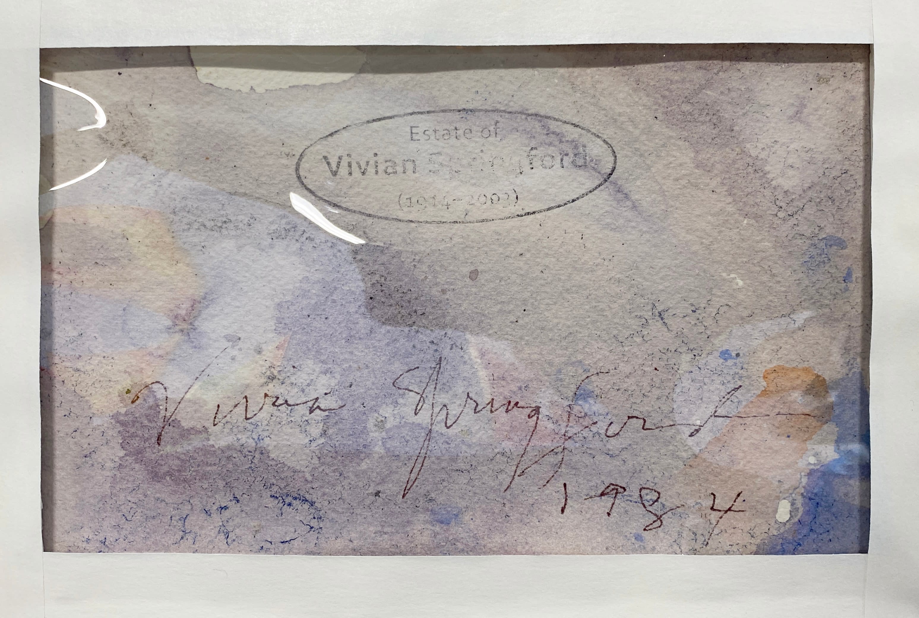 18161, Vivian Springford, Untitled , 1984