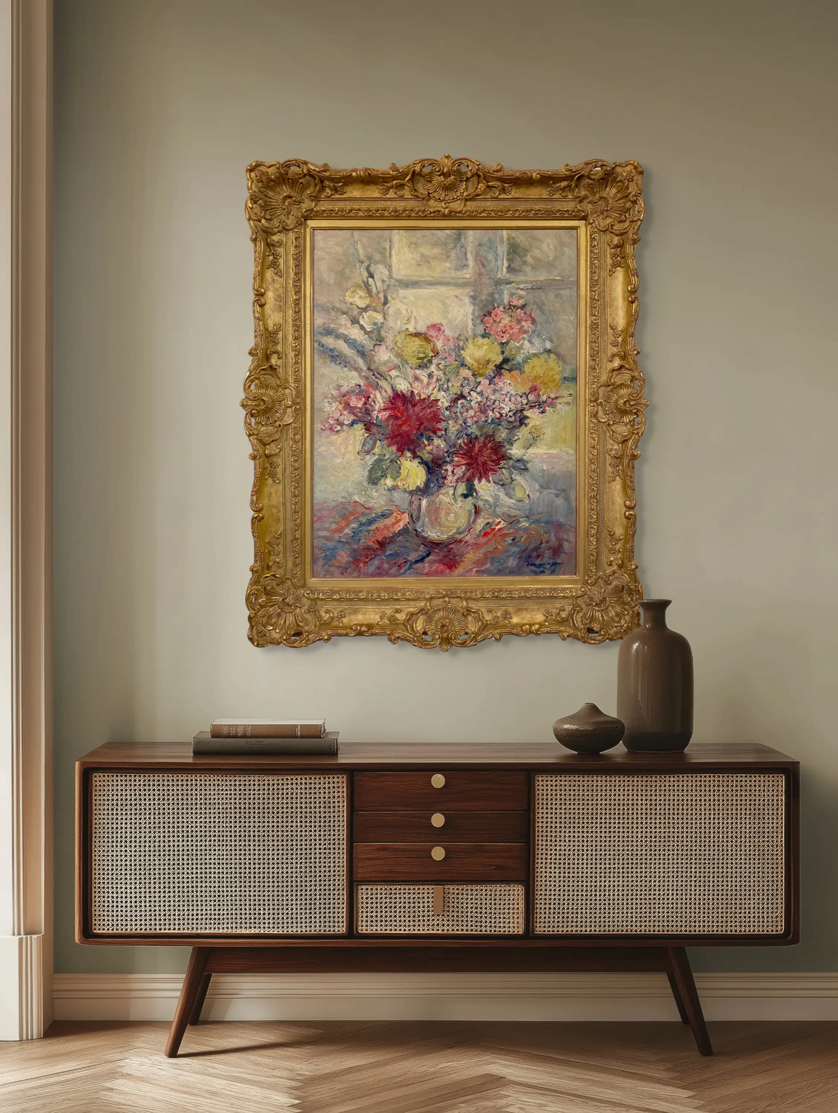 14747, René Demeurisse, Floral Still Life