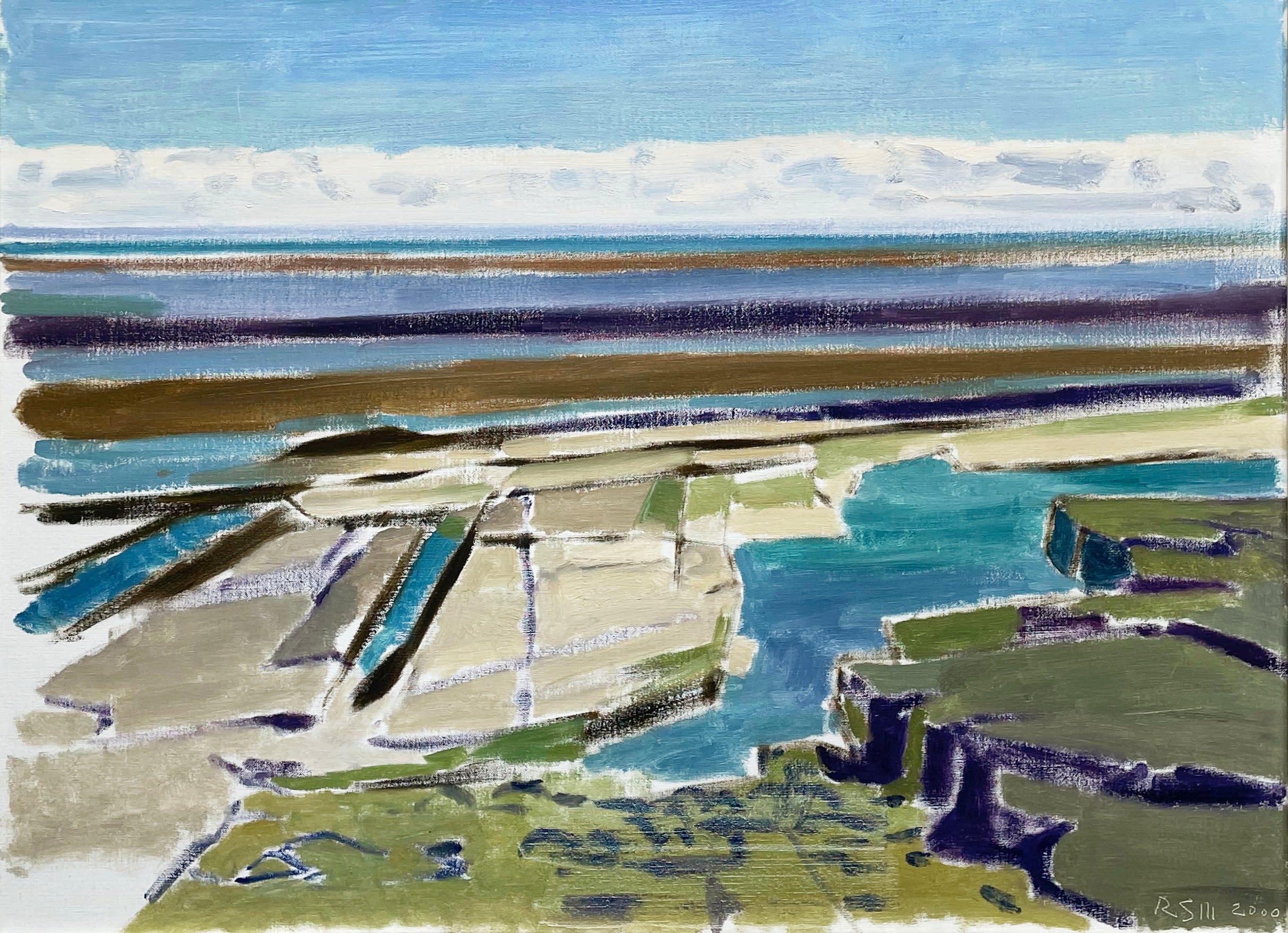 15236, Reeve Schley, Three Blues - Tidal, 2000