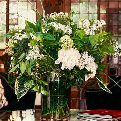 18840, Carolyn Brady, Grand White Flower Bouquet, New York, 2001