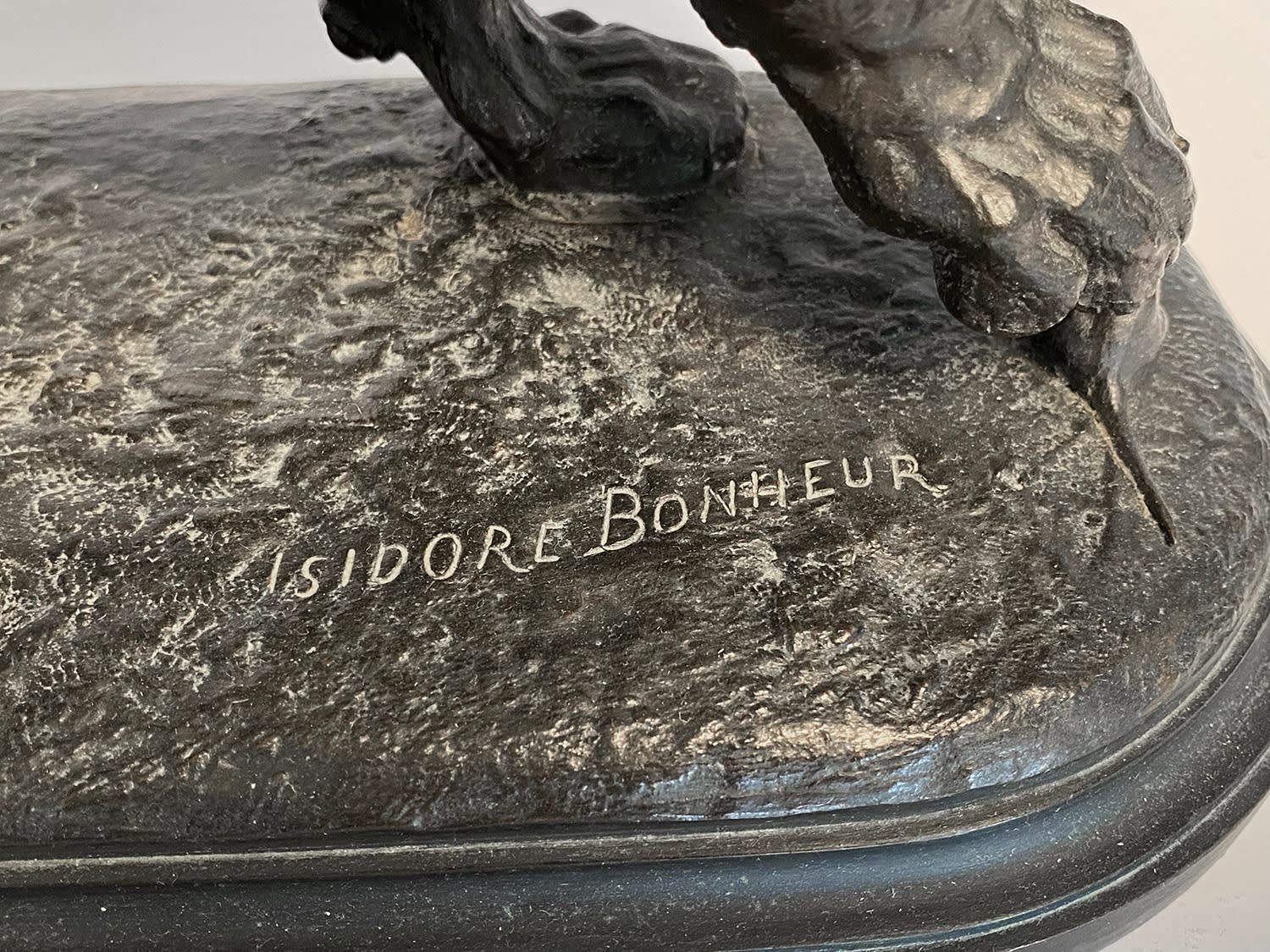 16568, Isidore Jules Bonheur, Lion & Mouse, circa 1870