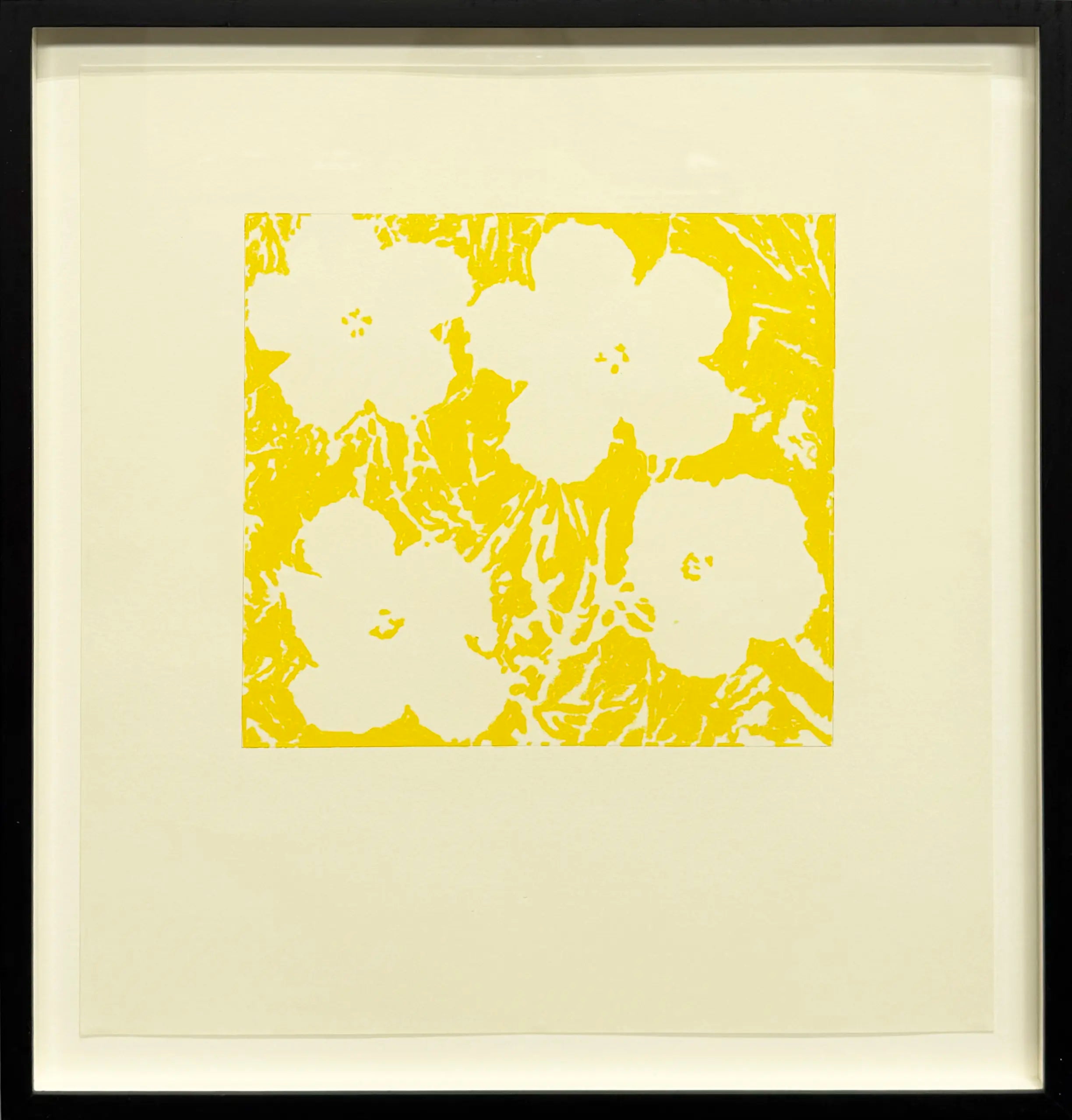 13408, John Zinsser, After Andy Warhol, Flowers, 1964 (Yellow Version), 2011