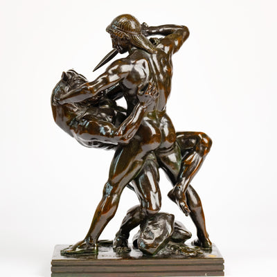 17025, Antoine-Louis Barye, Theseus Slaying the Minotaur, 1843