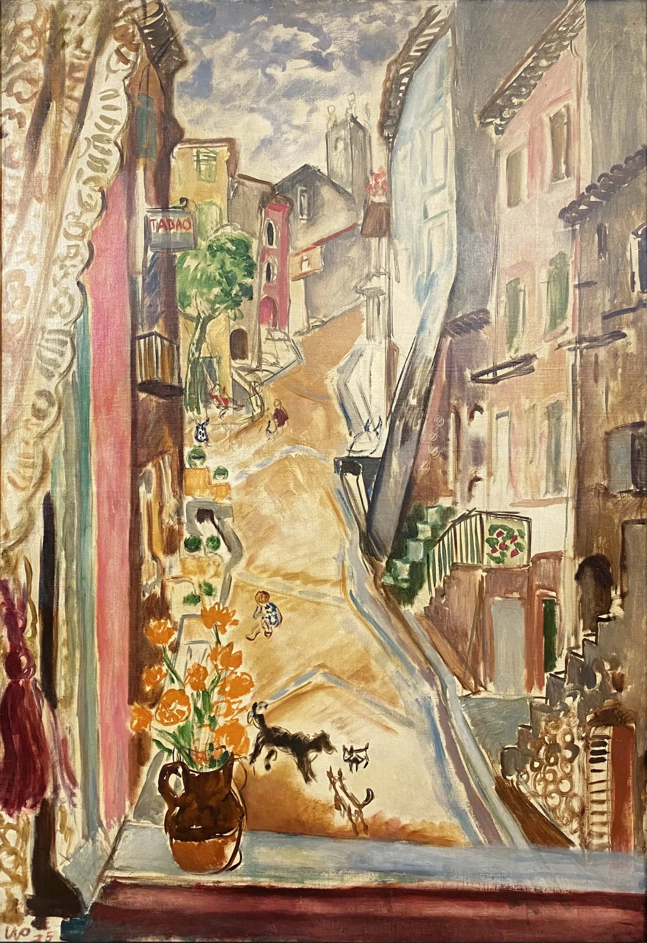 17107, Waldo Pierce, View From My Room, Spain, 1925