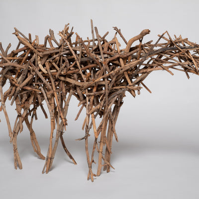 16768, Deborah Butterfield, Small Stick Horse, 1978