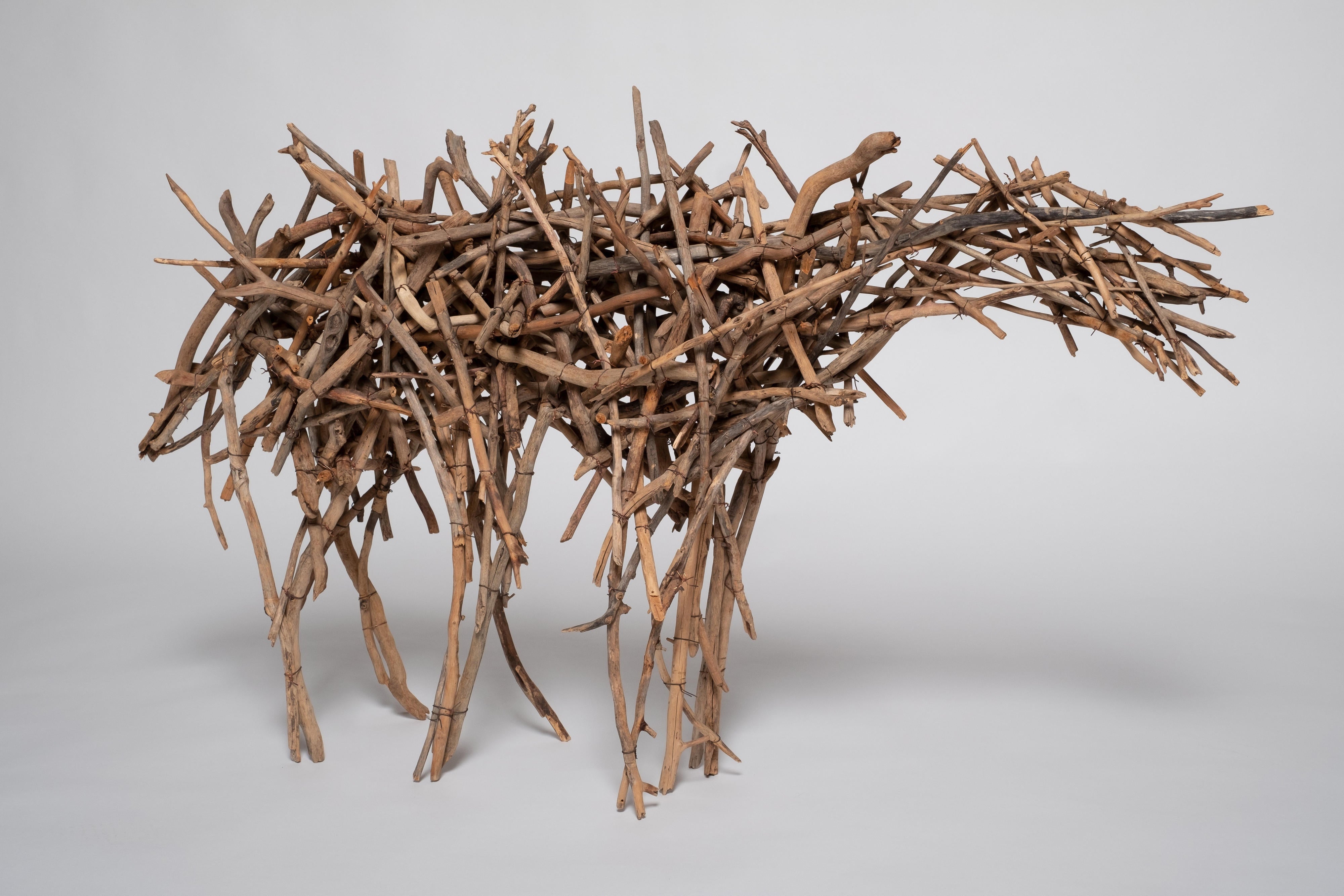 16768, Deborah Butterfield, Small Stick Horse, 1978