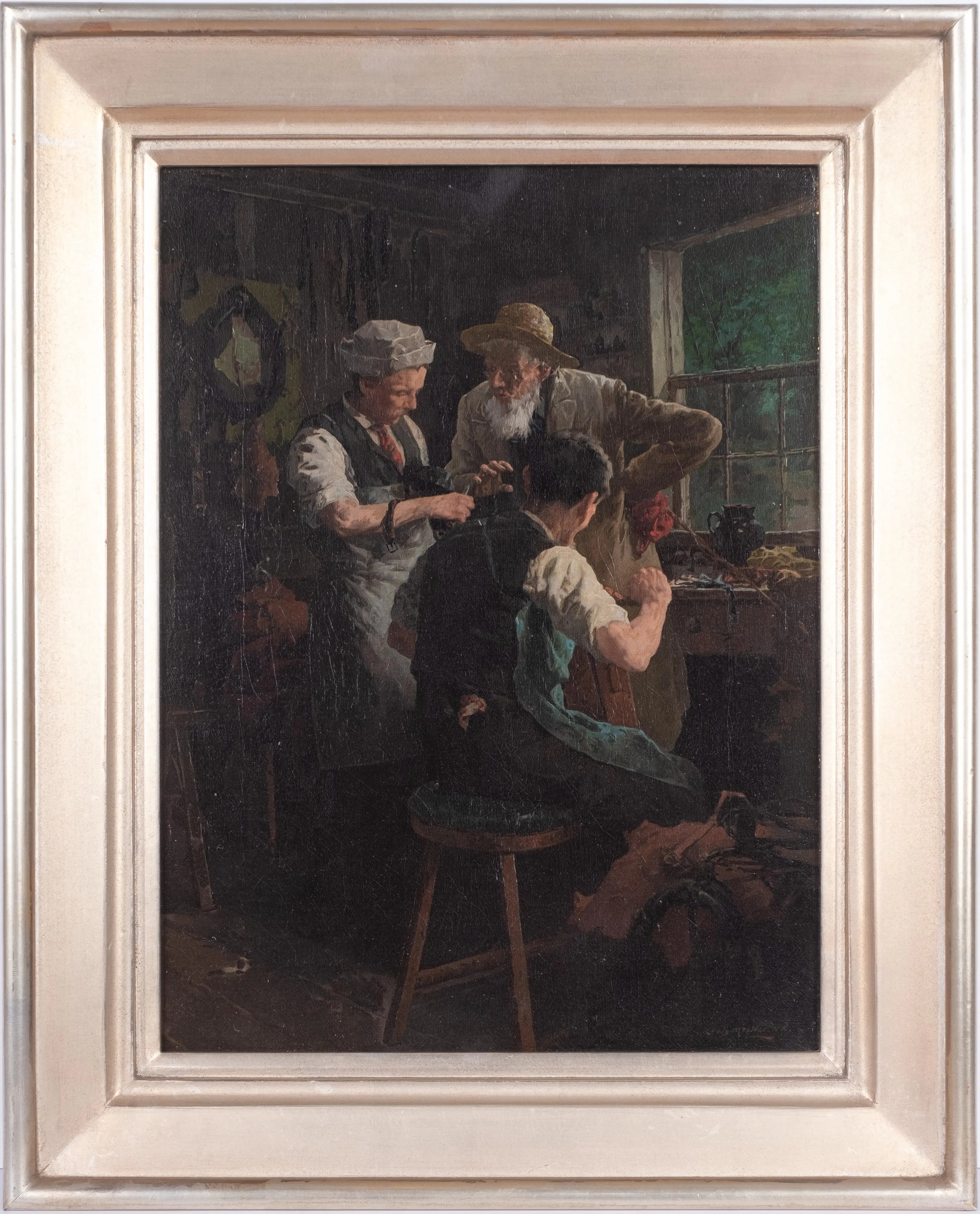 14067, Louis Charles Moeller, In the Workshop, 1900