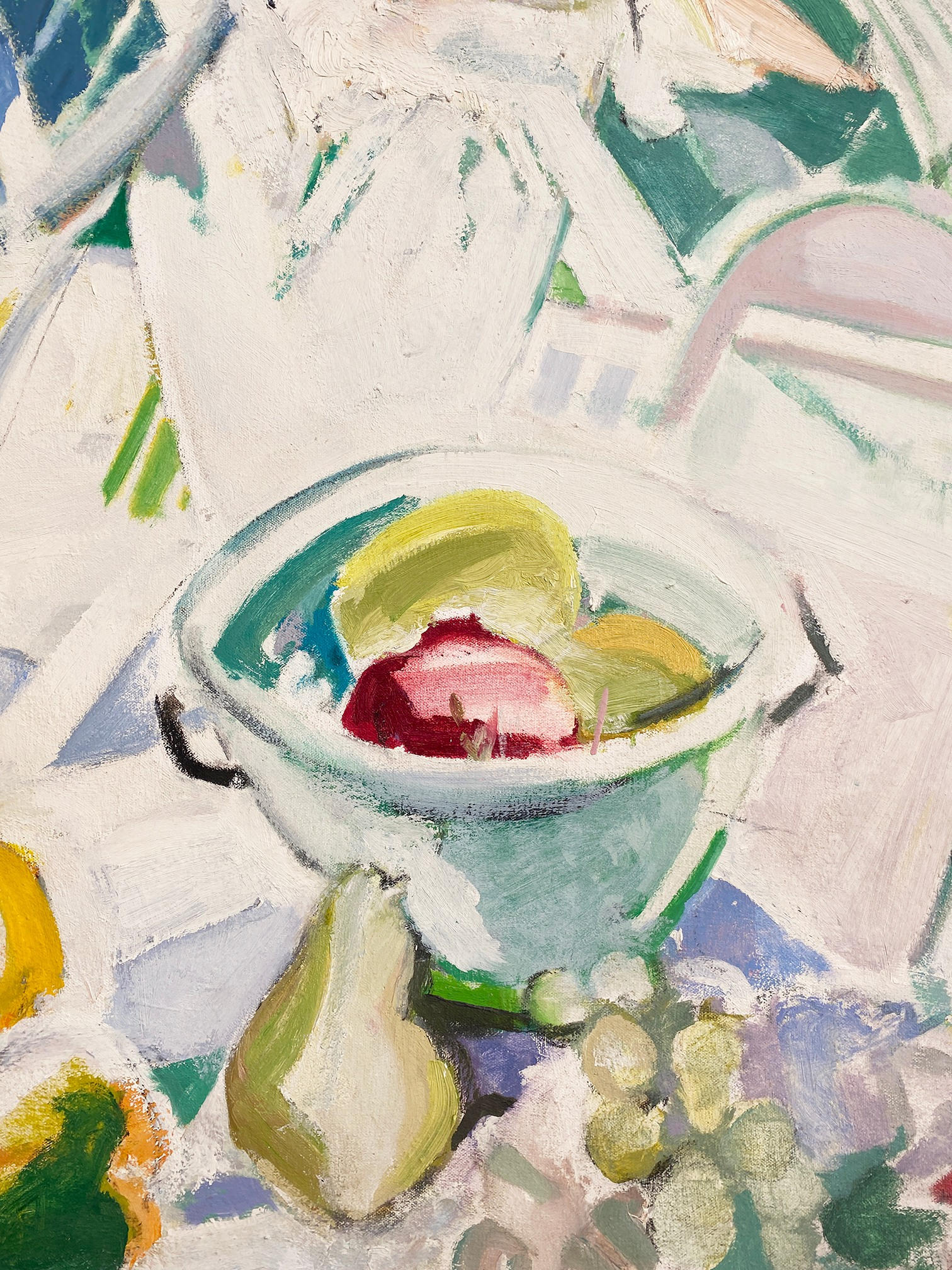 17210, Jane Piper, Still Life with Bowl of Fruit, circa 1985